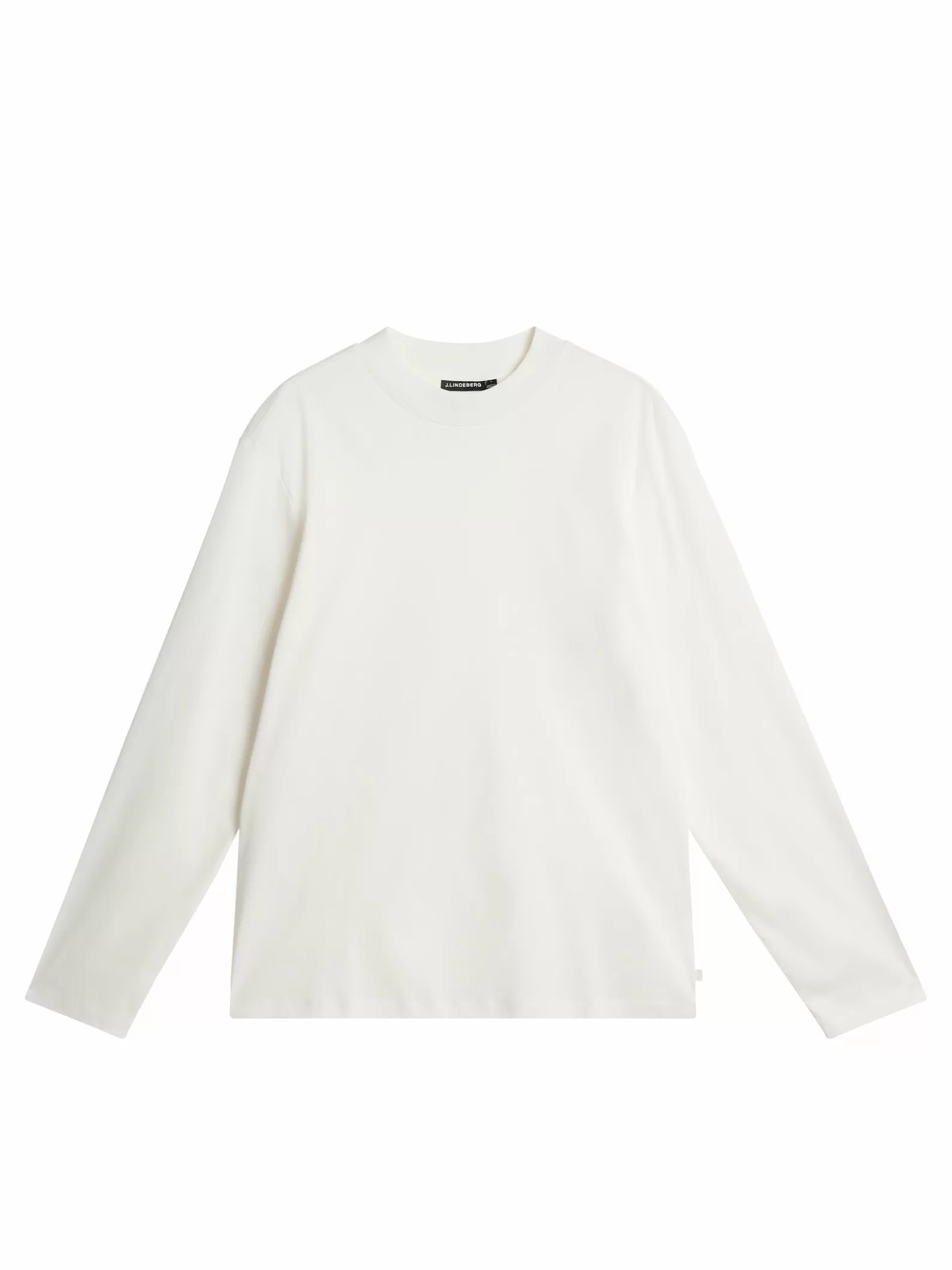 J.Lindeberg Ace Mock Neck Ls T-Shirt White*MÄN T-shirts