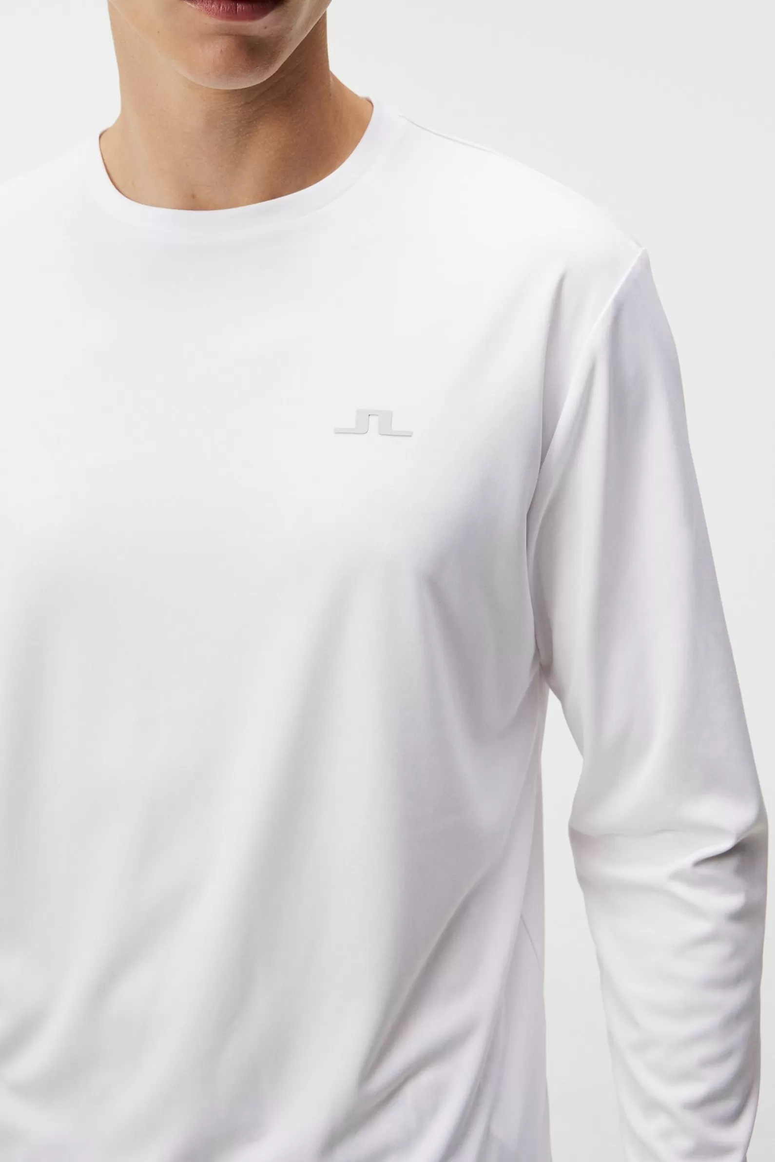 J.Lindeberg Ade T-Shirt Ls White*MÄN Bas- och mellanlager | T-shirts