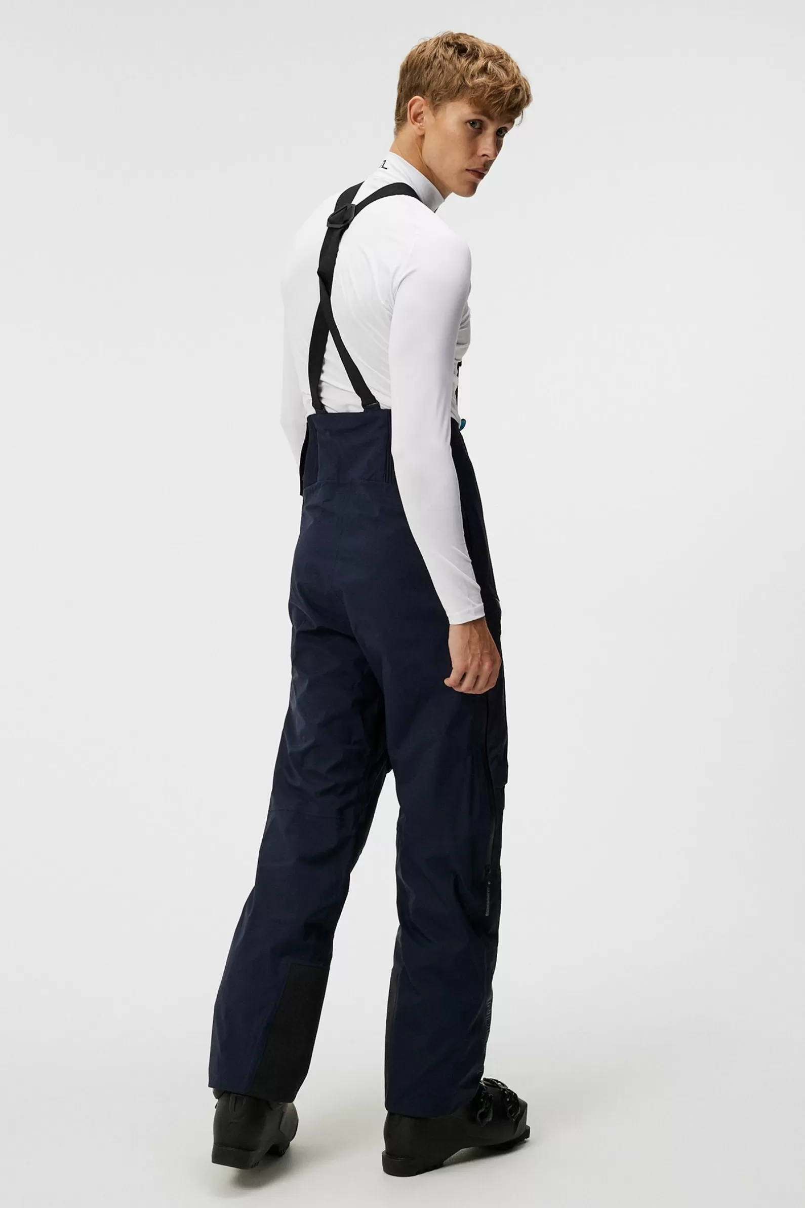 J.Lindeberg Aerial Bib Pro Shell Pant Jl Navy*MÄN Byxor