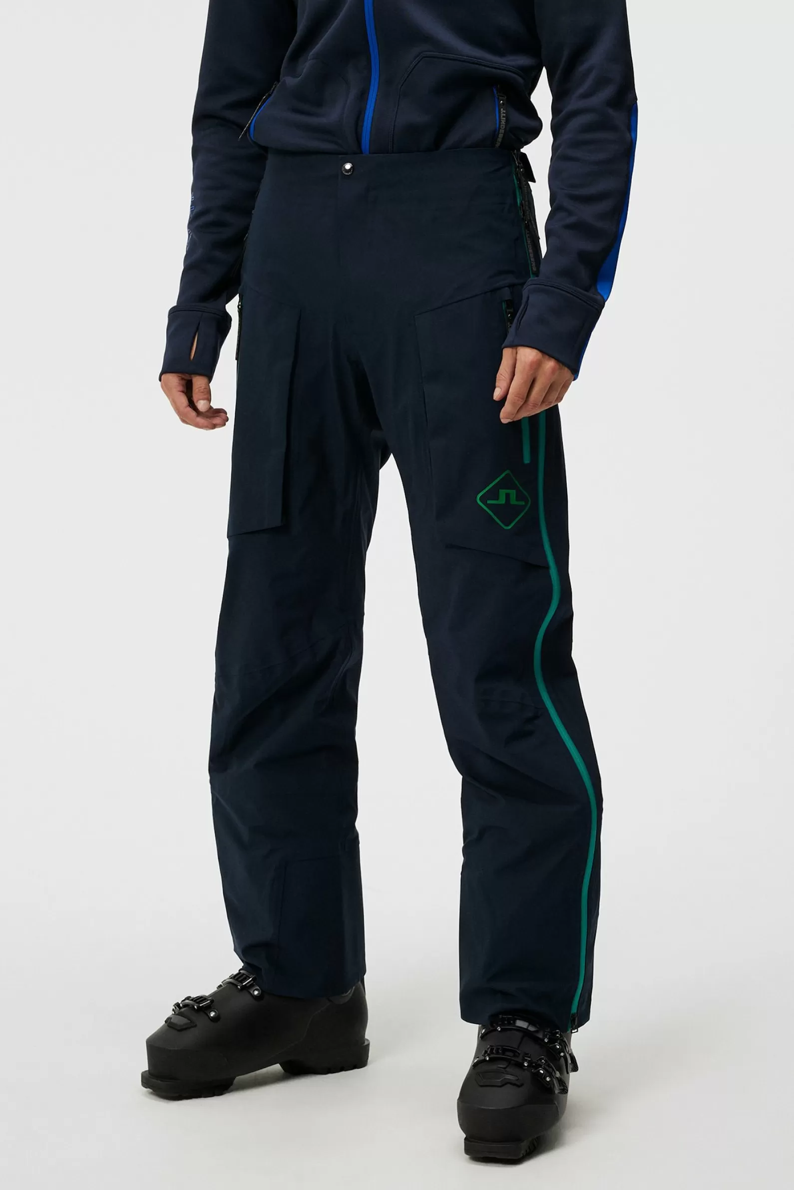 J.Lindeberg Aerial Shell Pant Jl Navy*MÄN Byxor