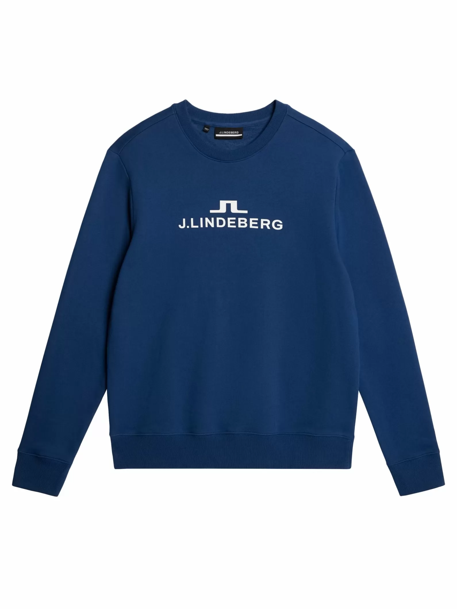 J.Lindeberg Alpha Crew Neck Estate Blue*MÄN Tröjor