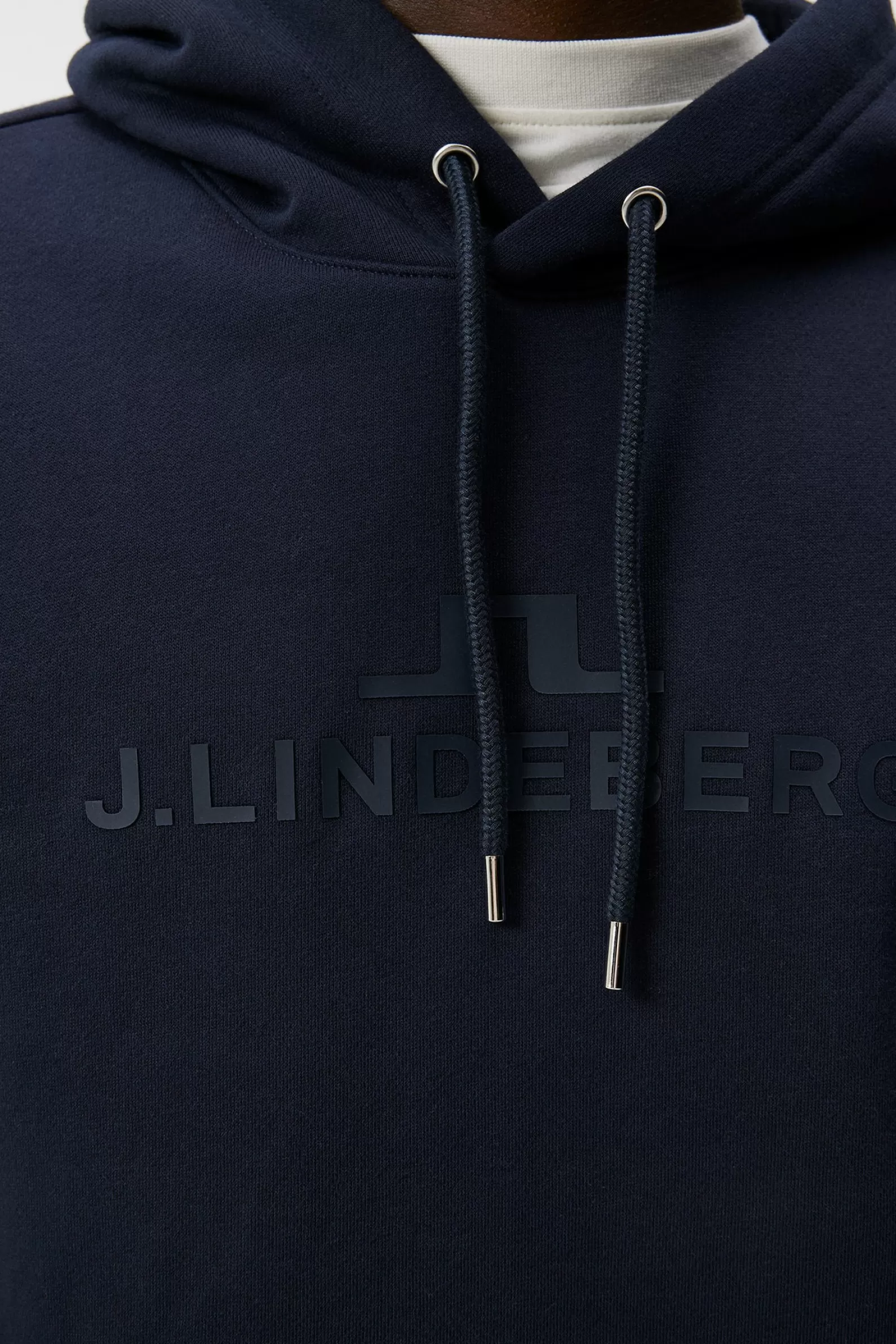 J.Lindeberg Alpha Hood Estate Blue*MÄN Hoodies