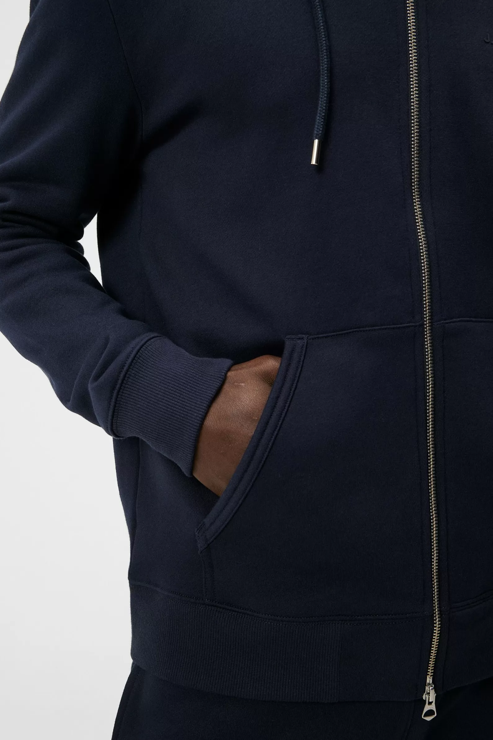 J.Lindeberg Alpha Zip Hood Jl Navy*MÄN Tröjor | Hoodies