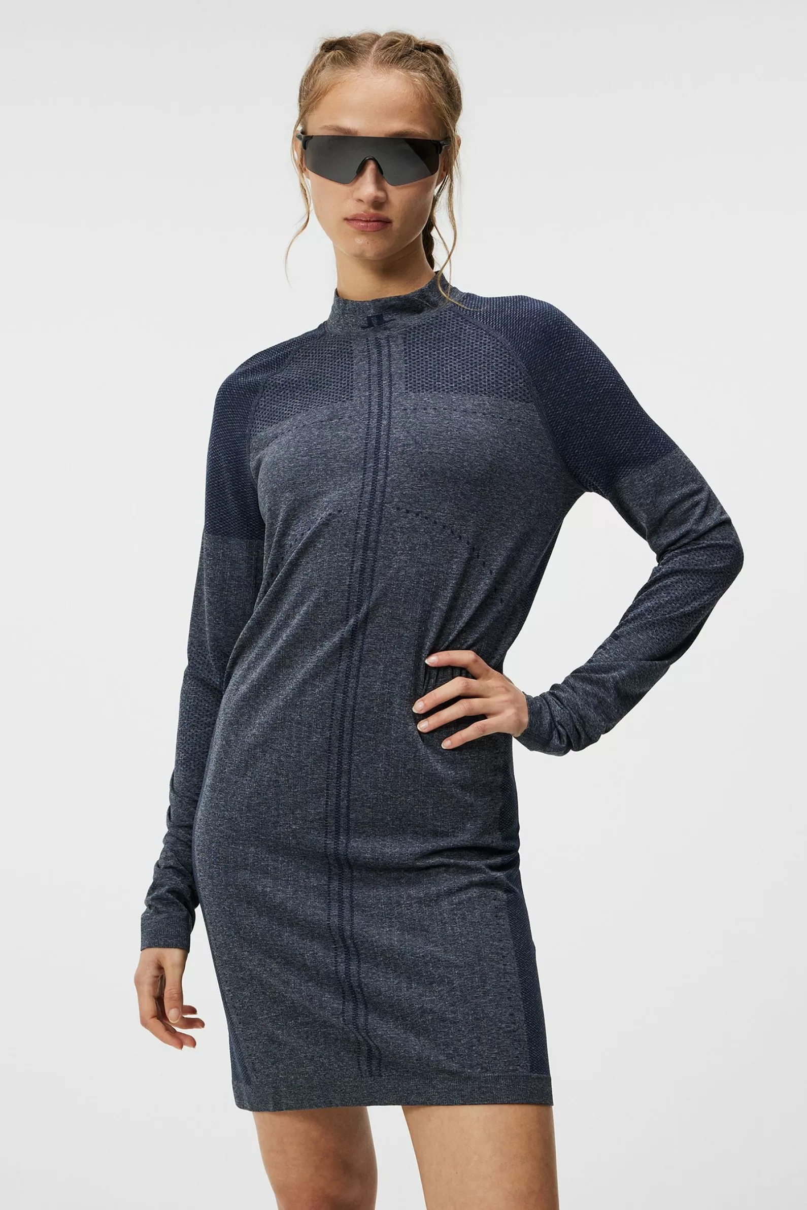 J.Lindeberg Amber Seamless Dress Navy Melange*KVINNOR Klänningar