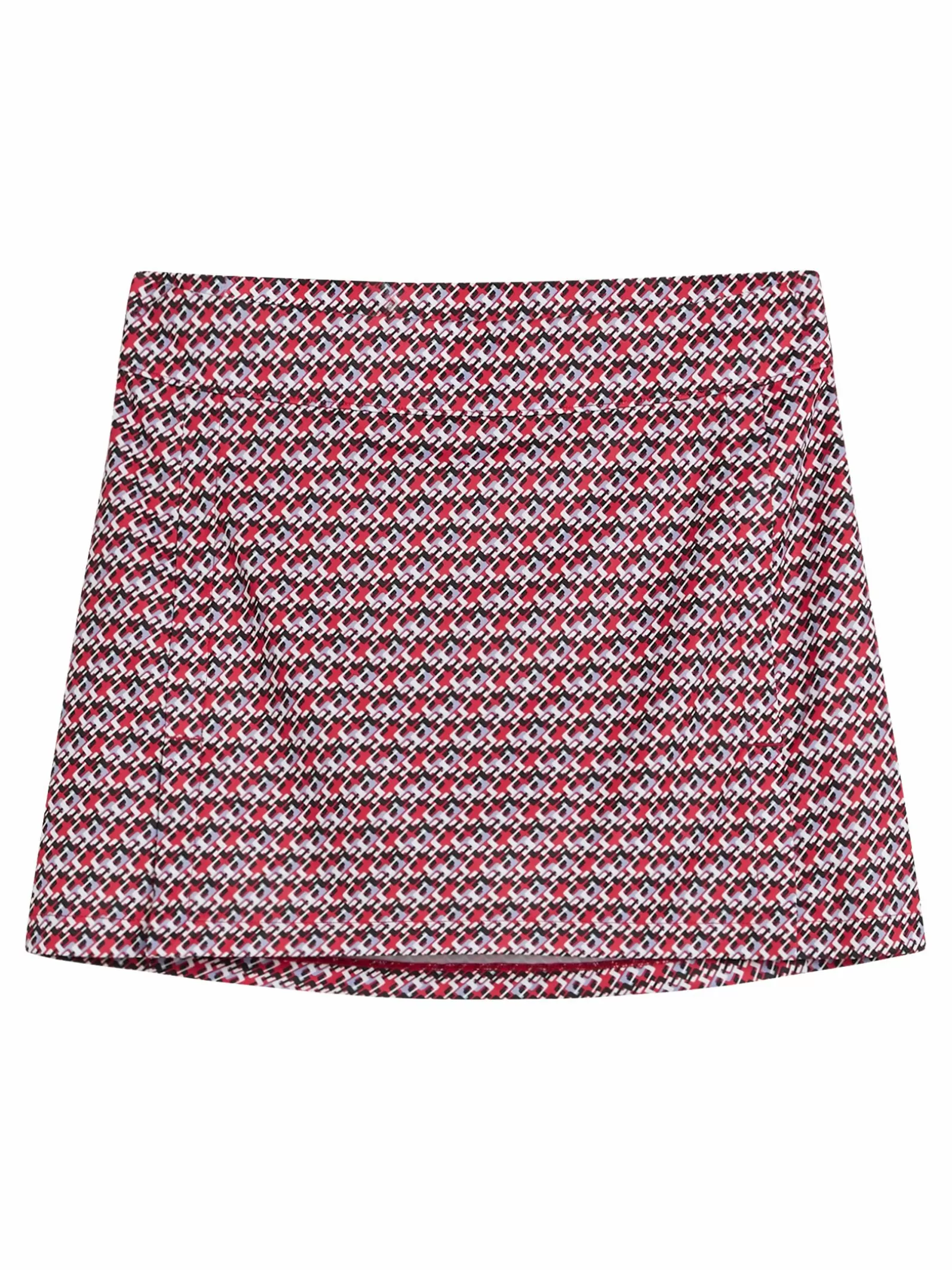 J.Lindeberg Amelie Print Skirt Jl Micro Bridge Rose Red*KVINNOR Kjolar