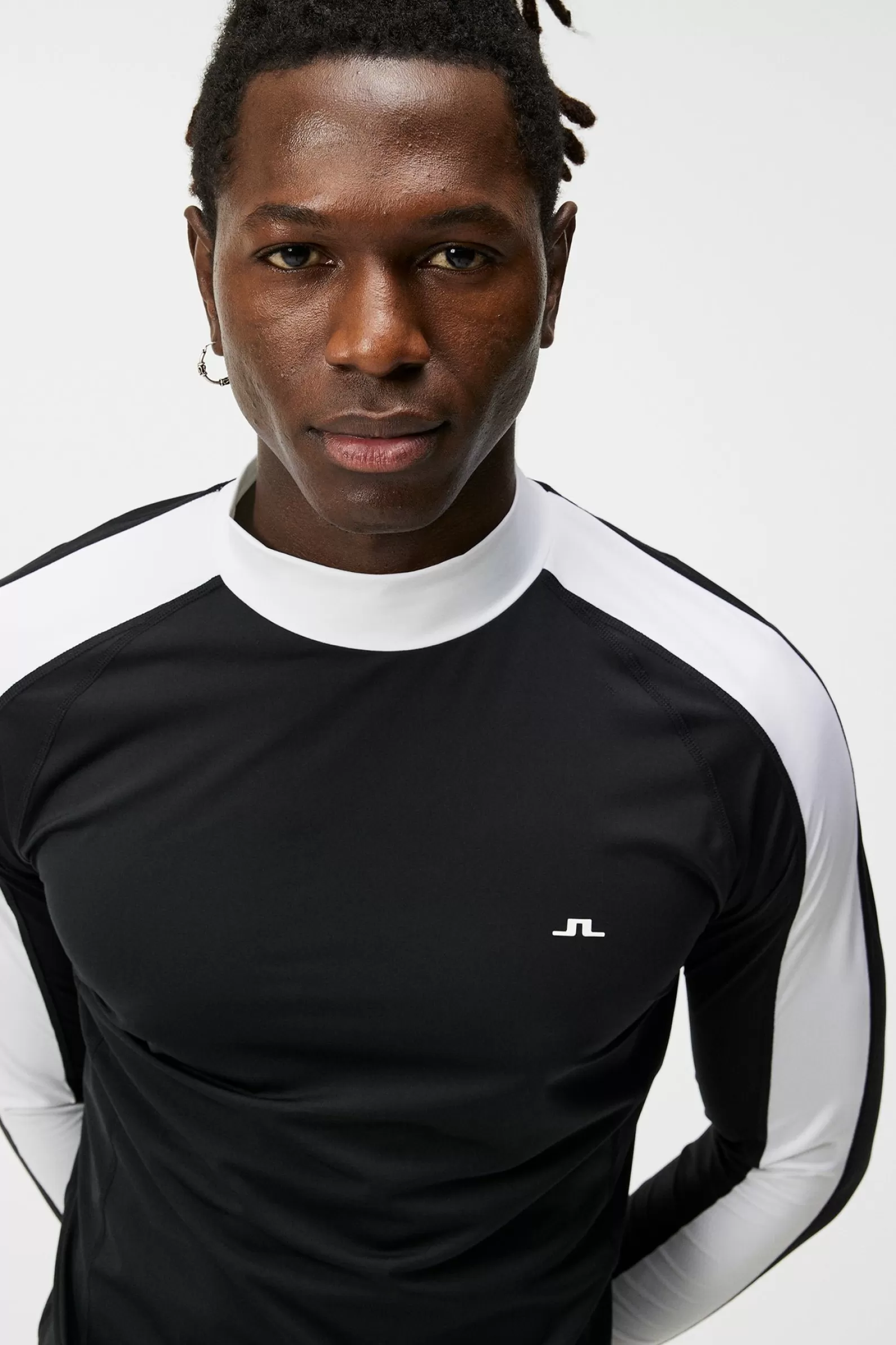 J.Lindeberg Antoine Compression Top Black*MÄN Bas- och mellanlager