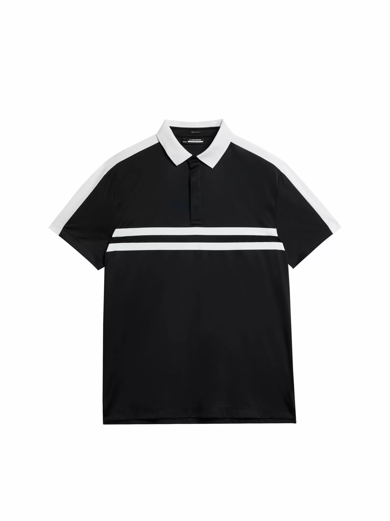 J.Lindeberg Armand Regular Polo Black*MÄN Polotröjor