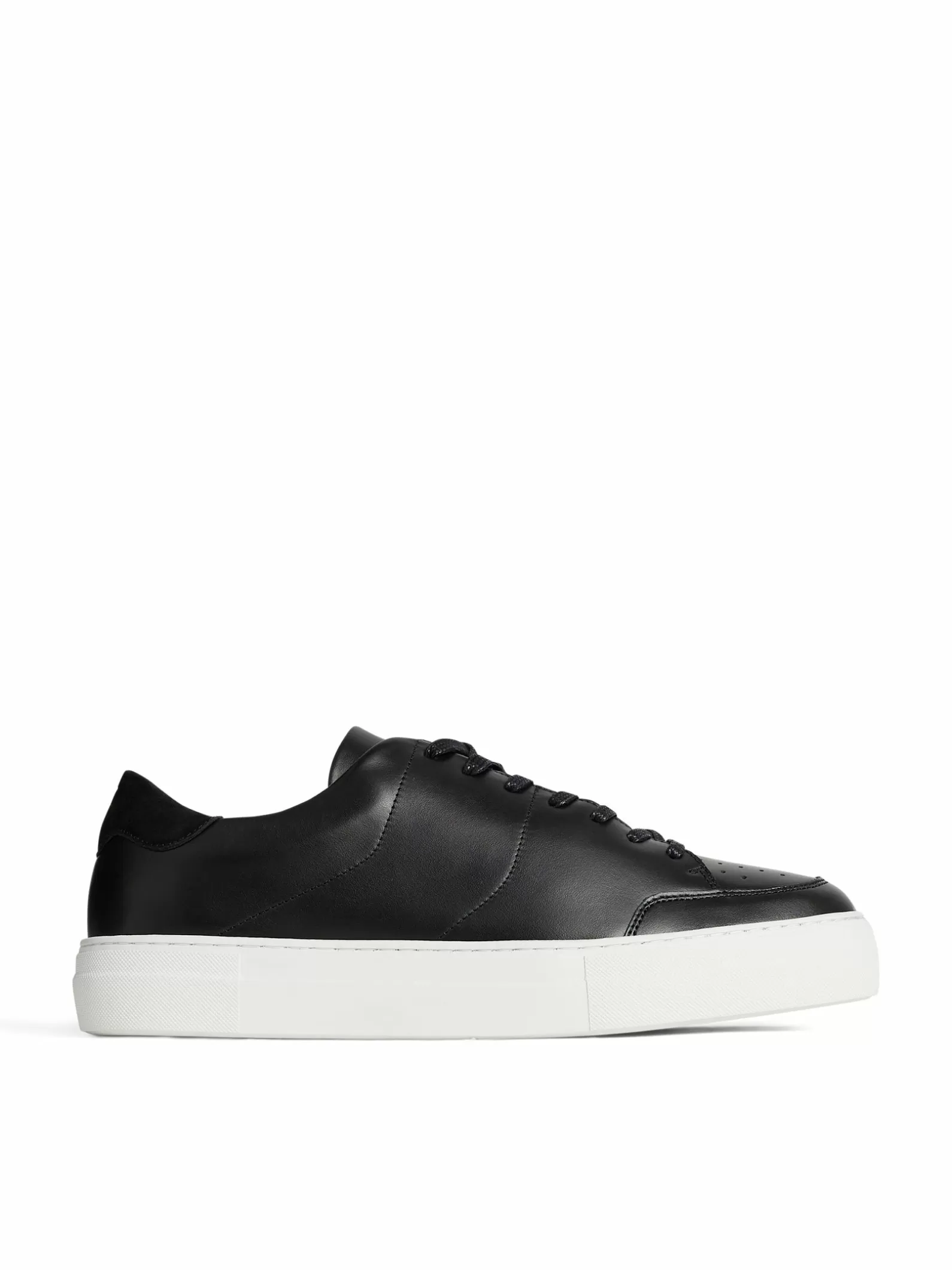 J.Lindeberg Art Signature Leather Sneaker Black*MÄN Skor