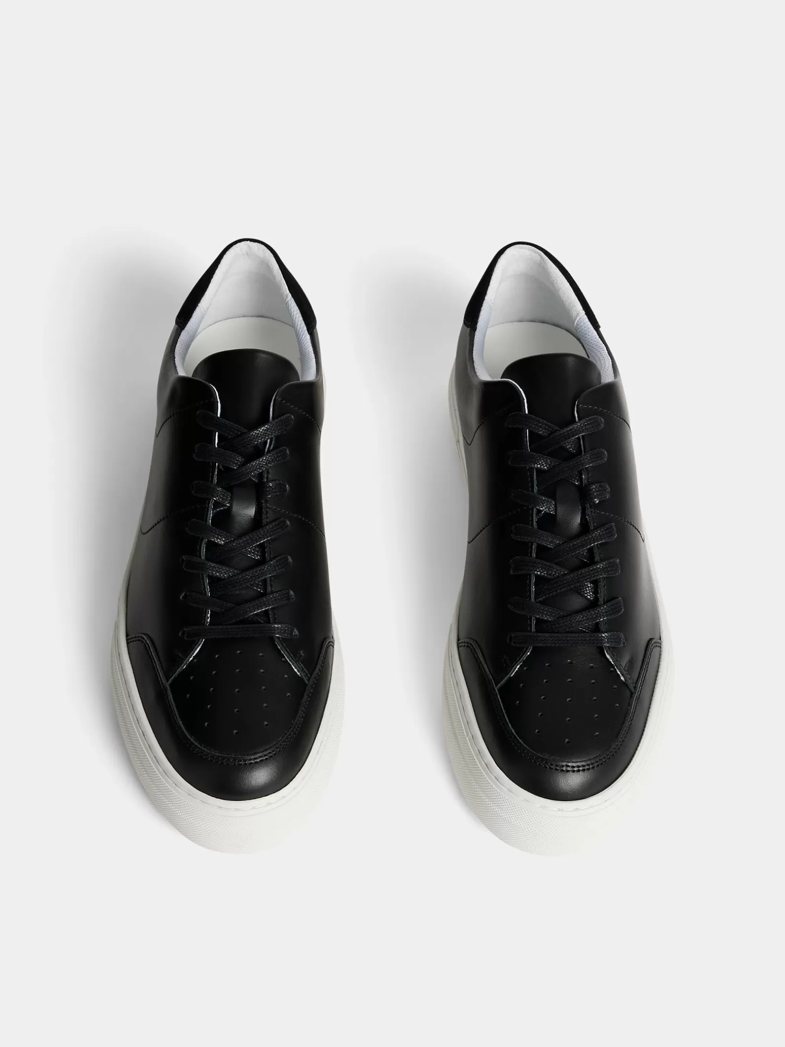 J.Lindeberg Art Signature Leather Sneaker Black*MÄN Skor