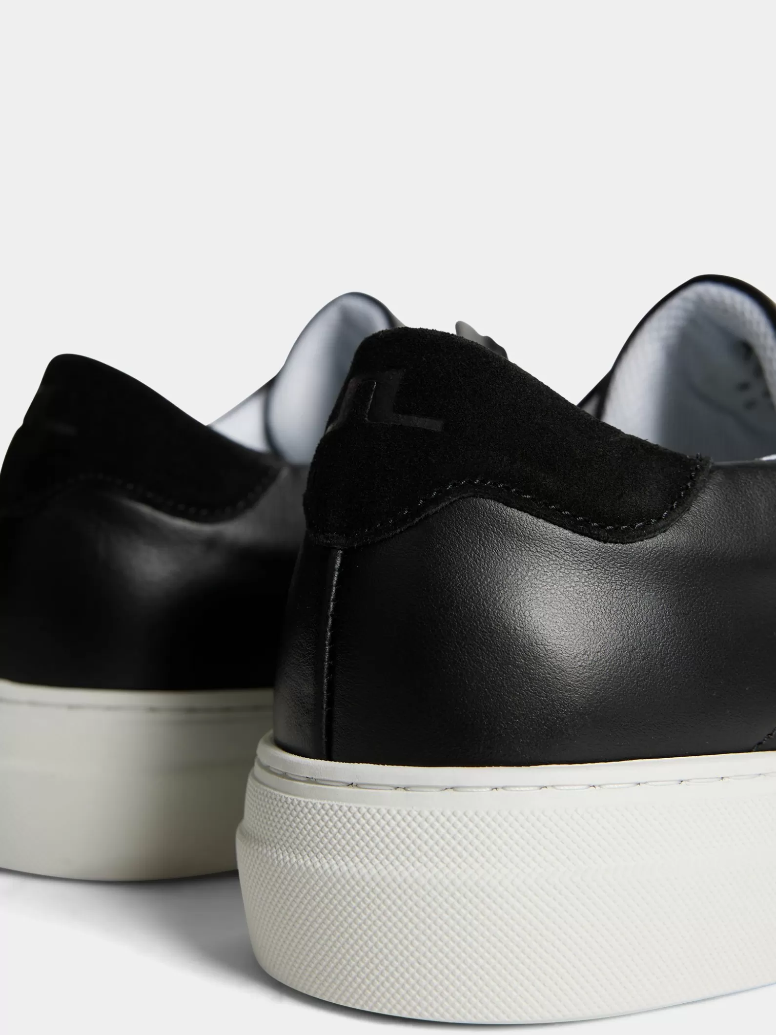 J.Lindeberg Art Signature Leather Sneaker Black*MÄN Skor