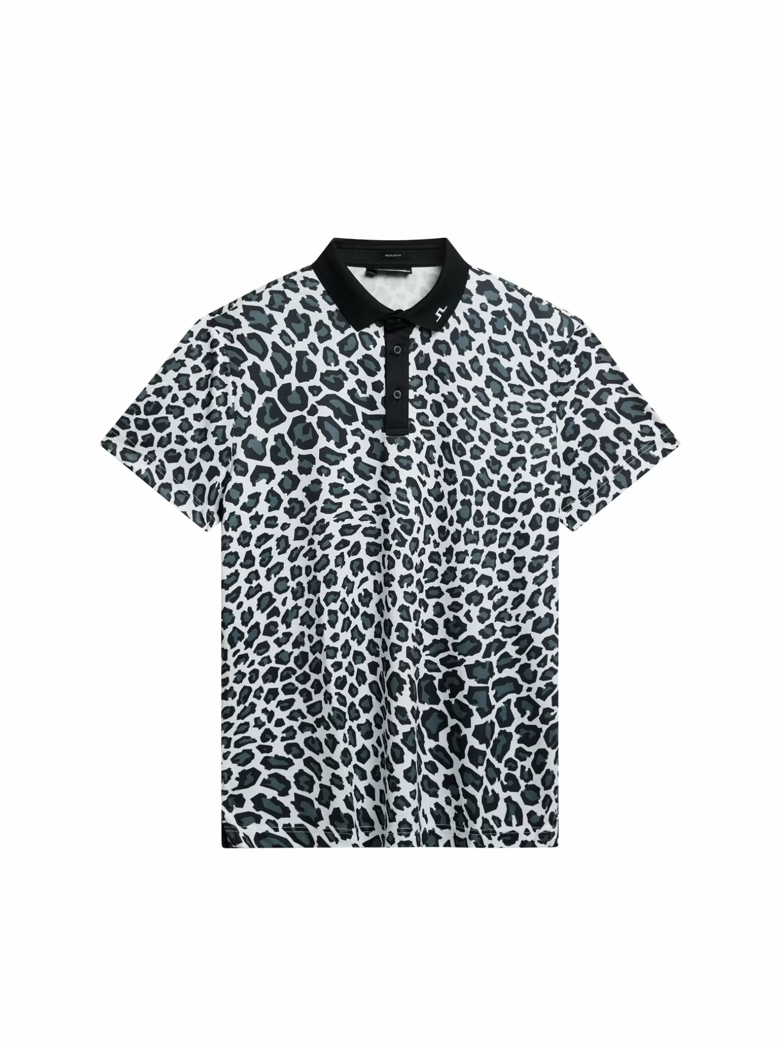 J.Lindeberg Arthur Regular Print Polo Bw Leopard*MÄN Polotröjor