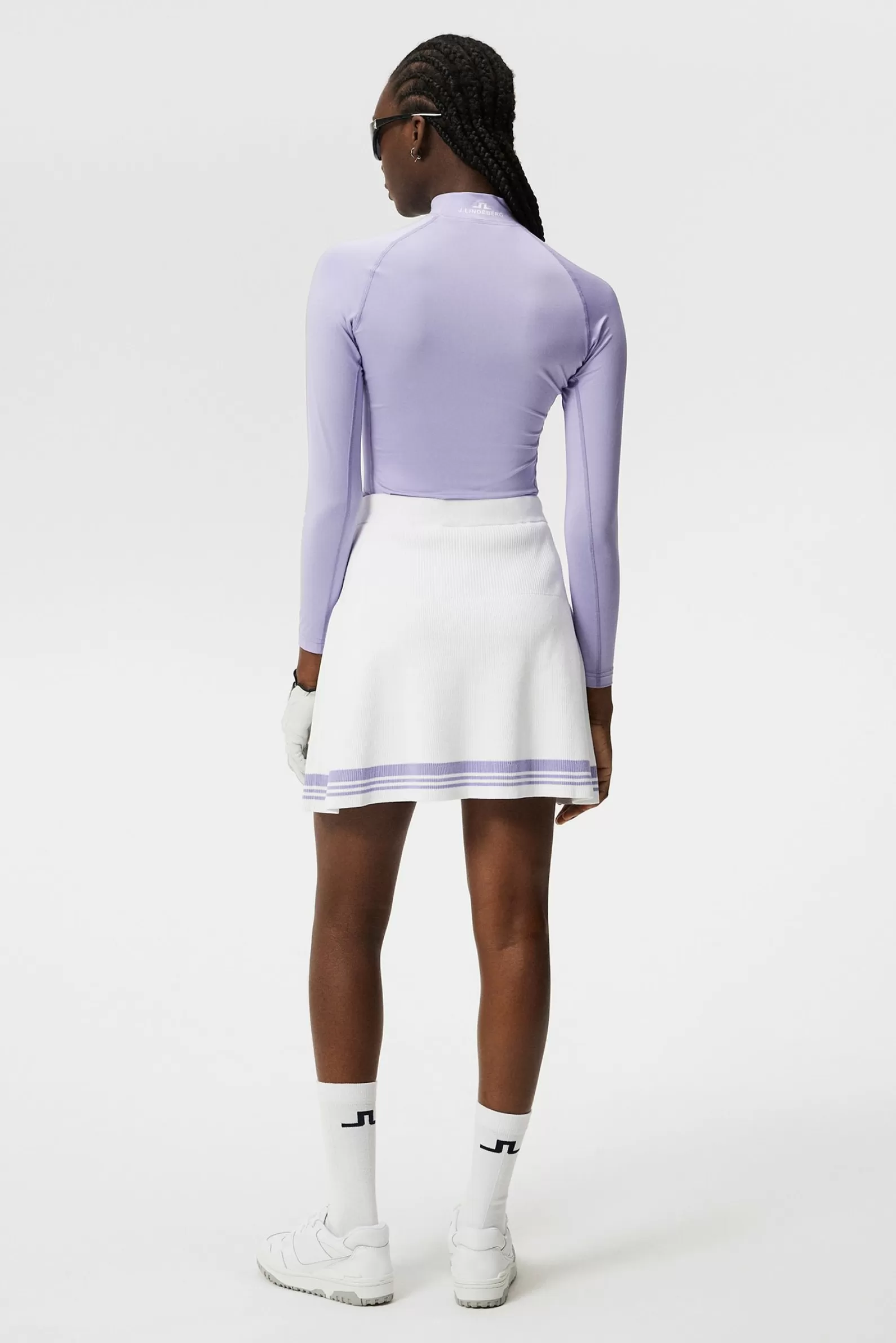 J.Lindeberg Asa Soft Compression Top Sweet Lavender*KVINNOR Bas- och mellanlager