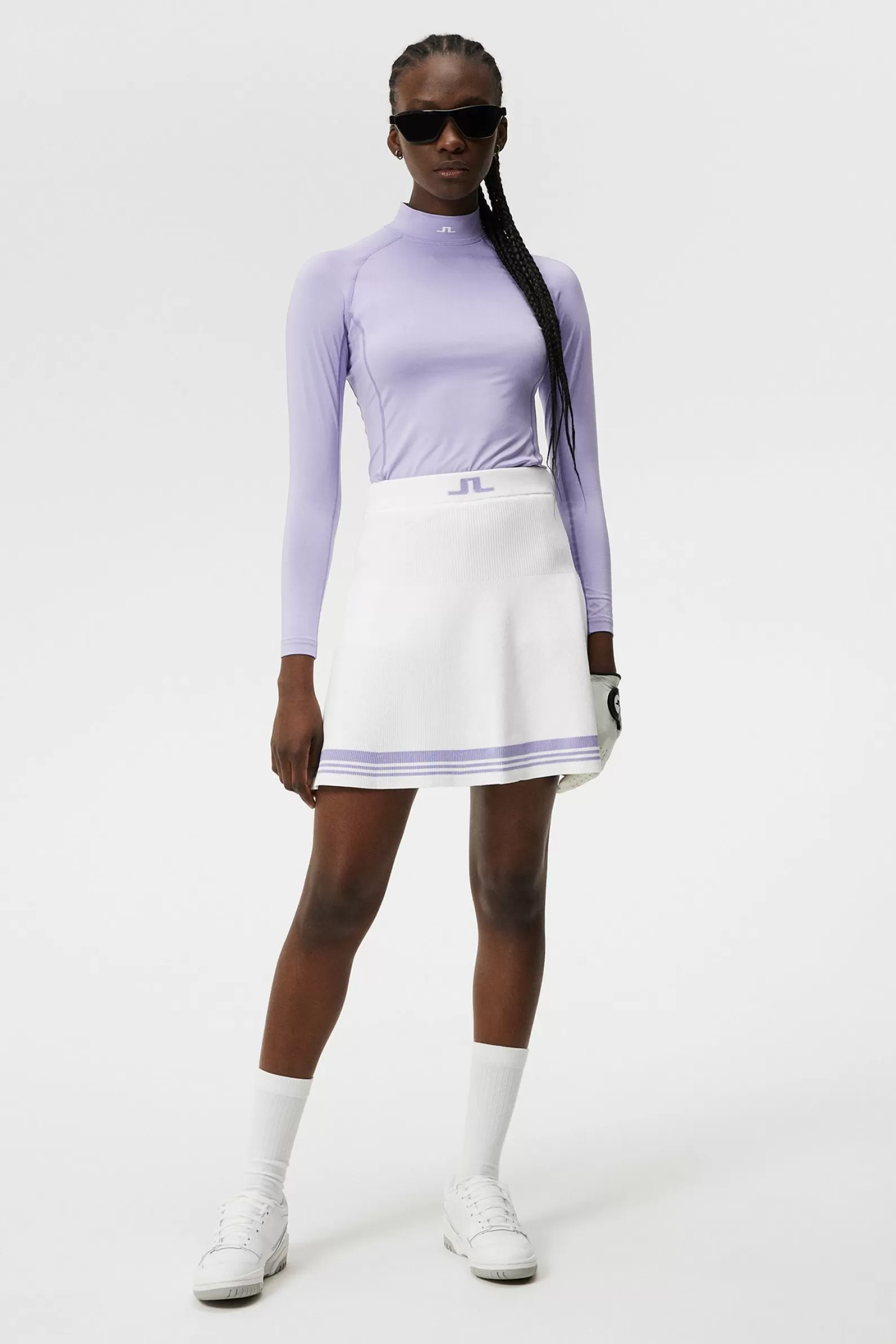 J.Lindeberg Asa Soft Compression Top Sweet Lavender*KVINNOR Bas- och mellanlager