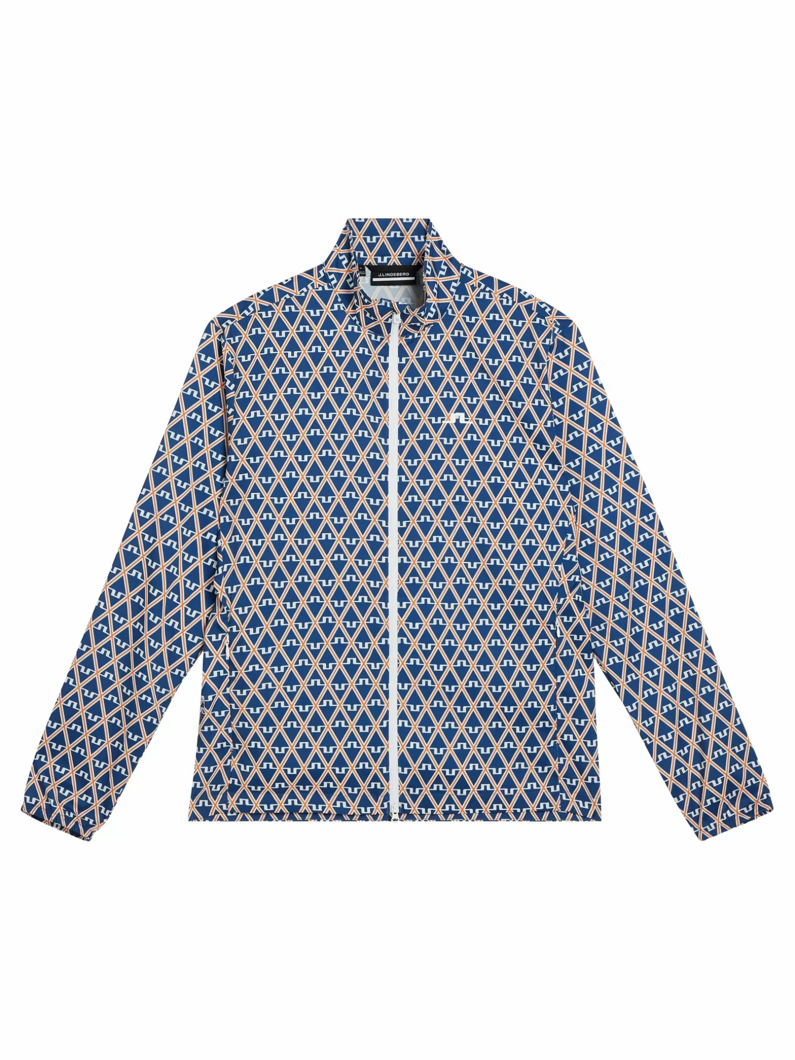 J.Lindeberg Ash Light Packable Jkt Print Estate Blue Diamond*MÄN Jackor