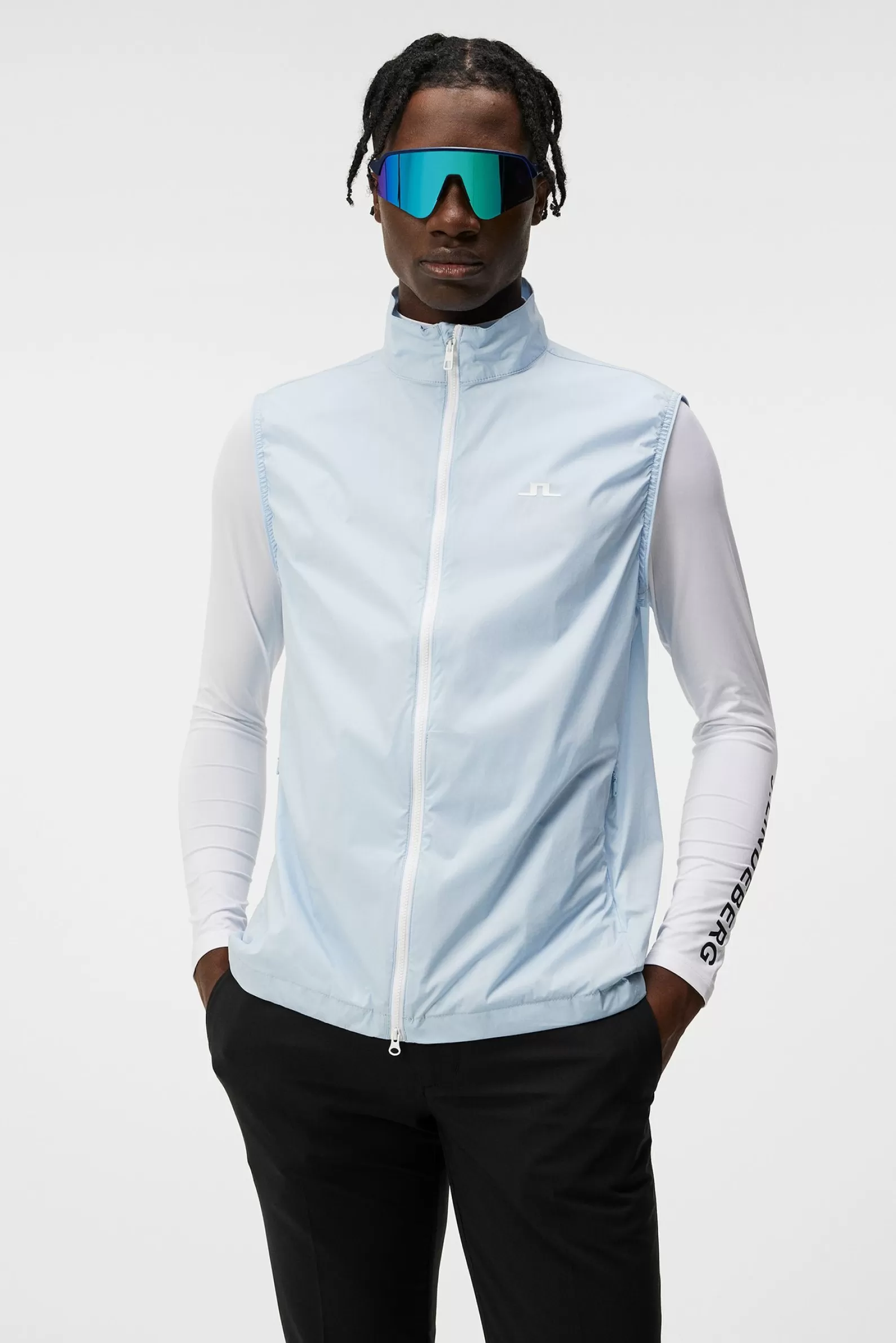 J.Lindeberg Ash Light Packable Vest Skyway*MÄN Jackor | Gilets