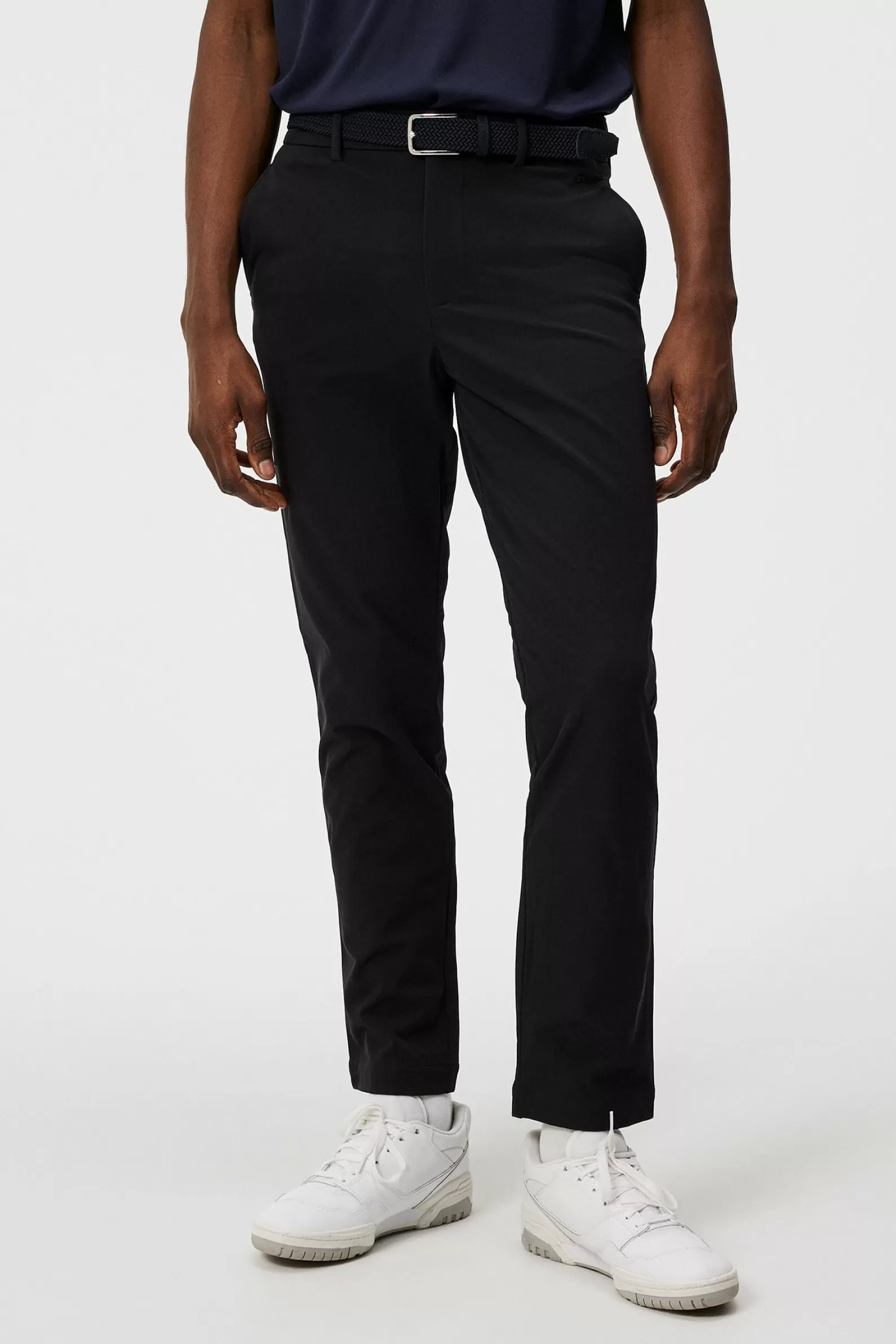 J.Lindeberg Axil Fleece Twill Pant Black*MÄN Byxor