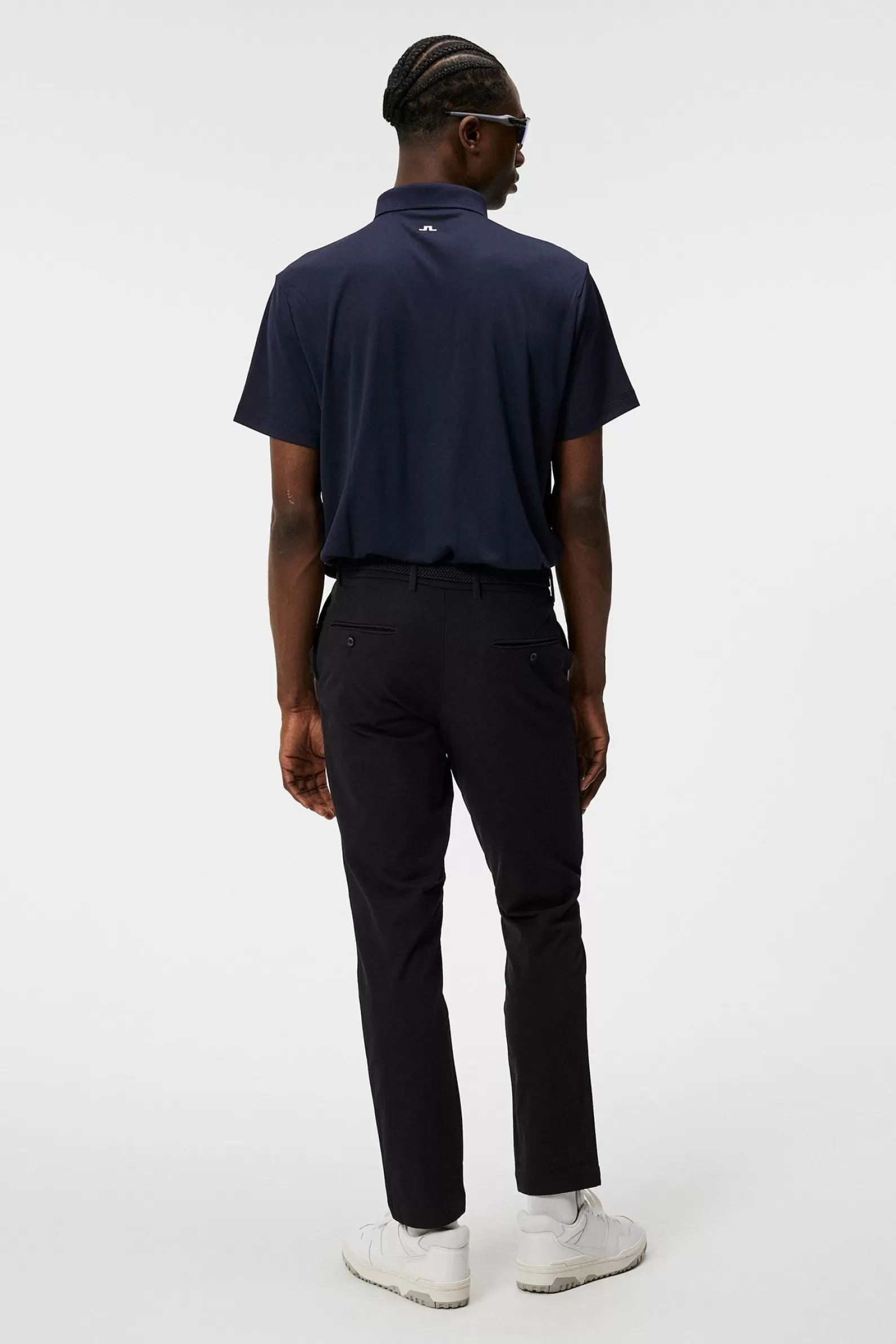 J.Lindeberg Axil Fleece Twill Pant Black*MÄN Byxor