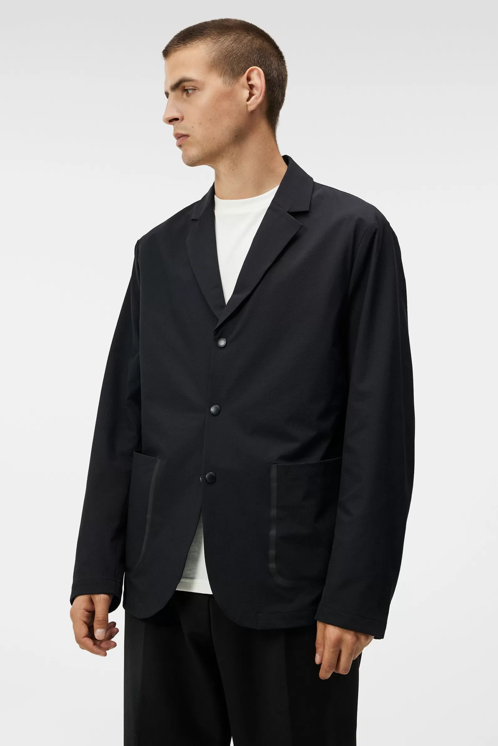 J.Lindeberg Barry Packable Blazer Black*MÄN Blazers