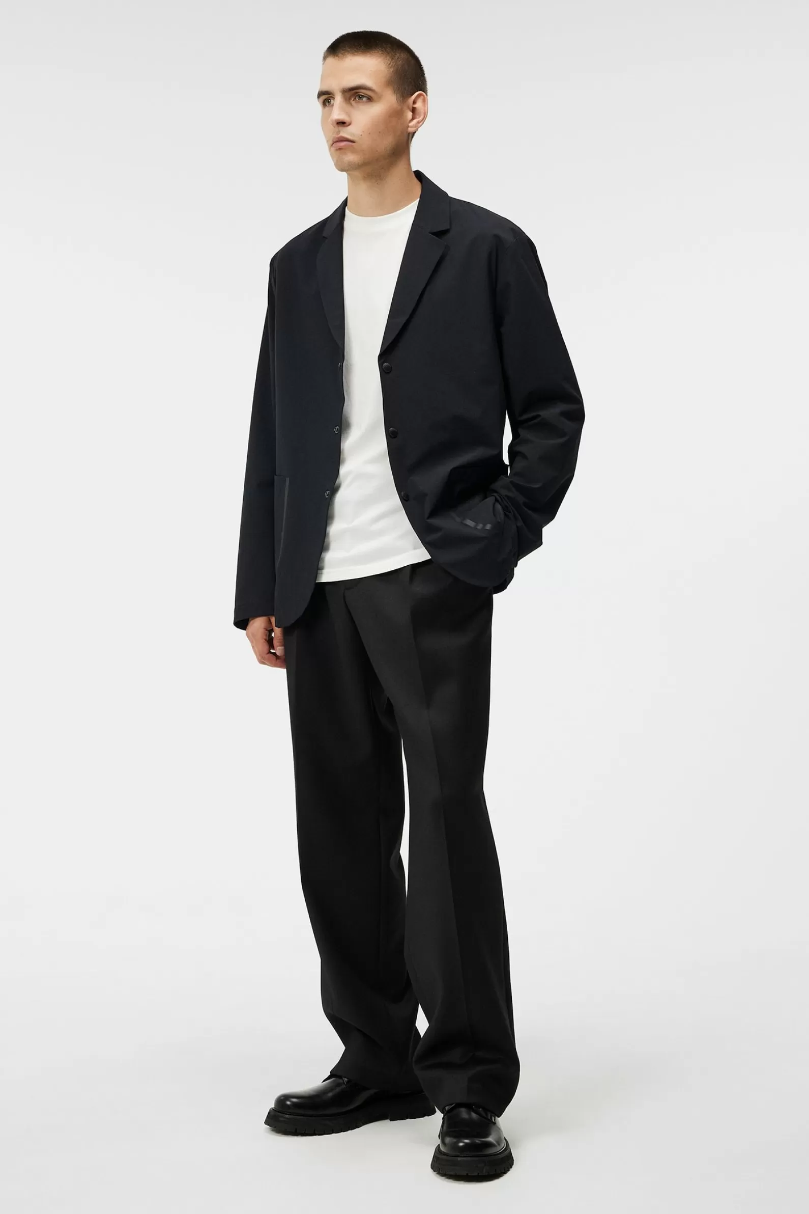 J.Lindeberg Barry Packable Blazer Black*MÄN Blazers