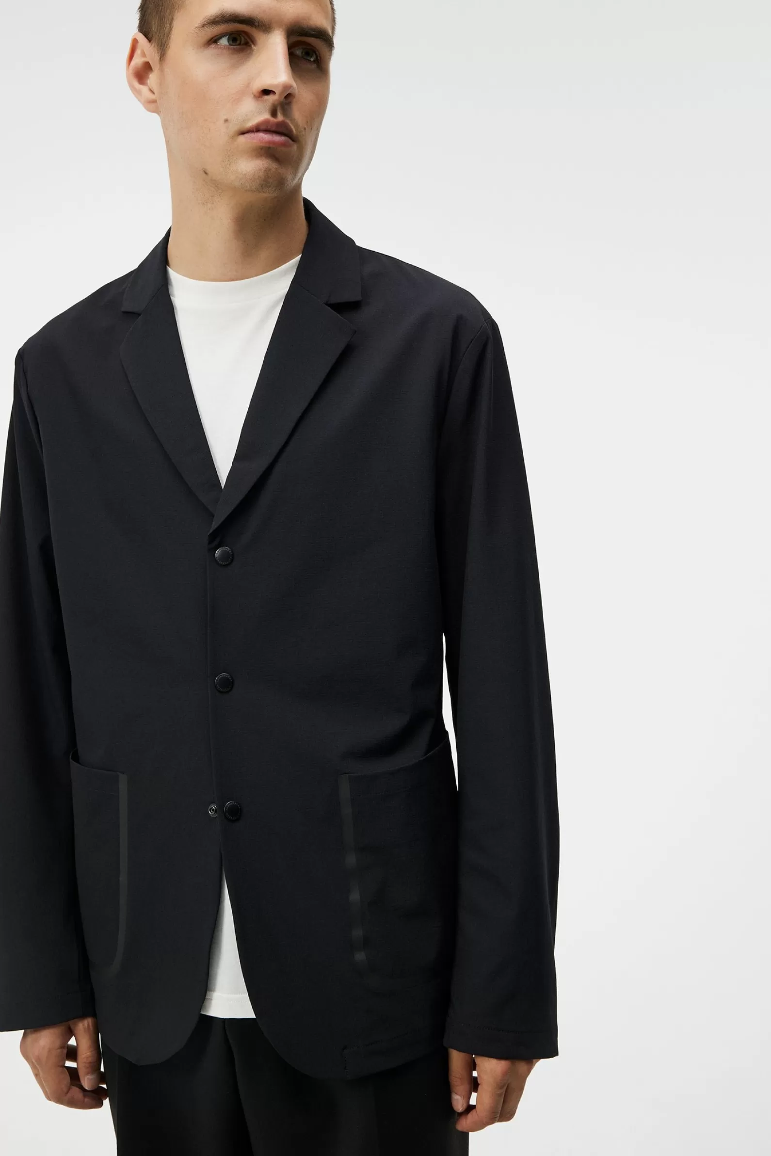 J.Lindeberg Barry Packable Blazer Black*MÄN Blazers