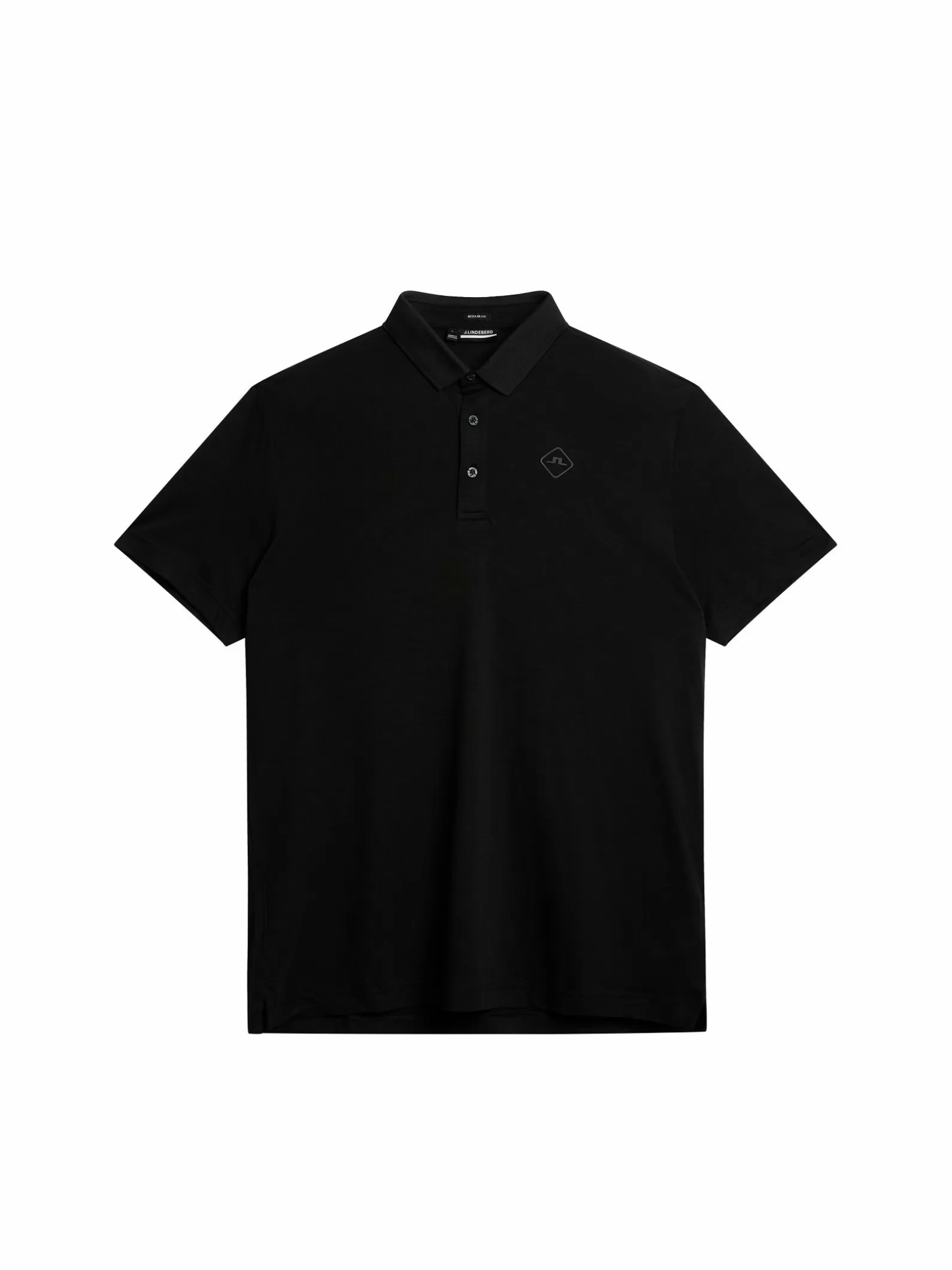 J.Lindeberg Bax Regular Fit Polo Black*MÄN Polotröjor