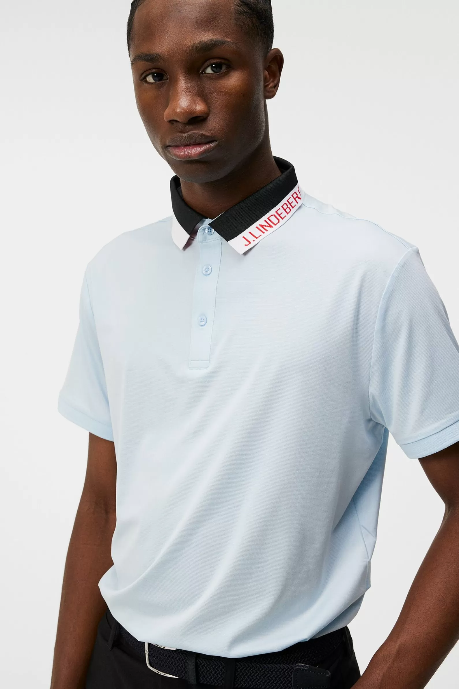 J.Lindeberg Ben Regular Fit Polo Skyway*MÄN Polotröjor