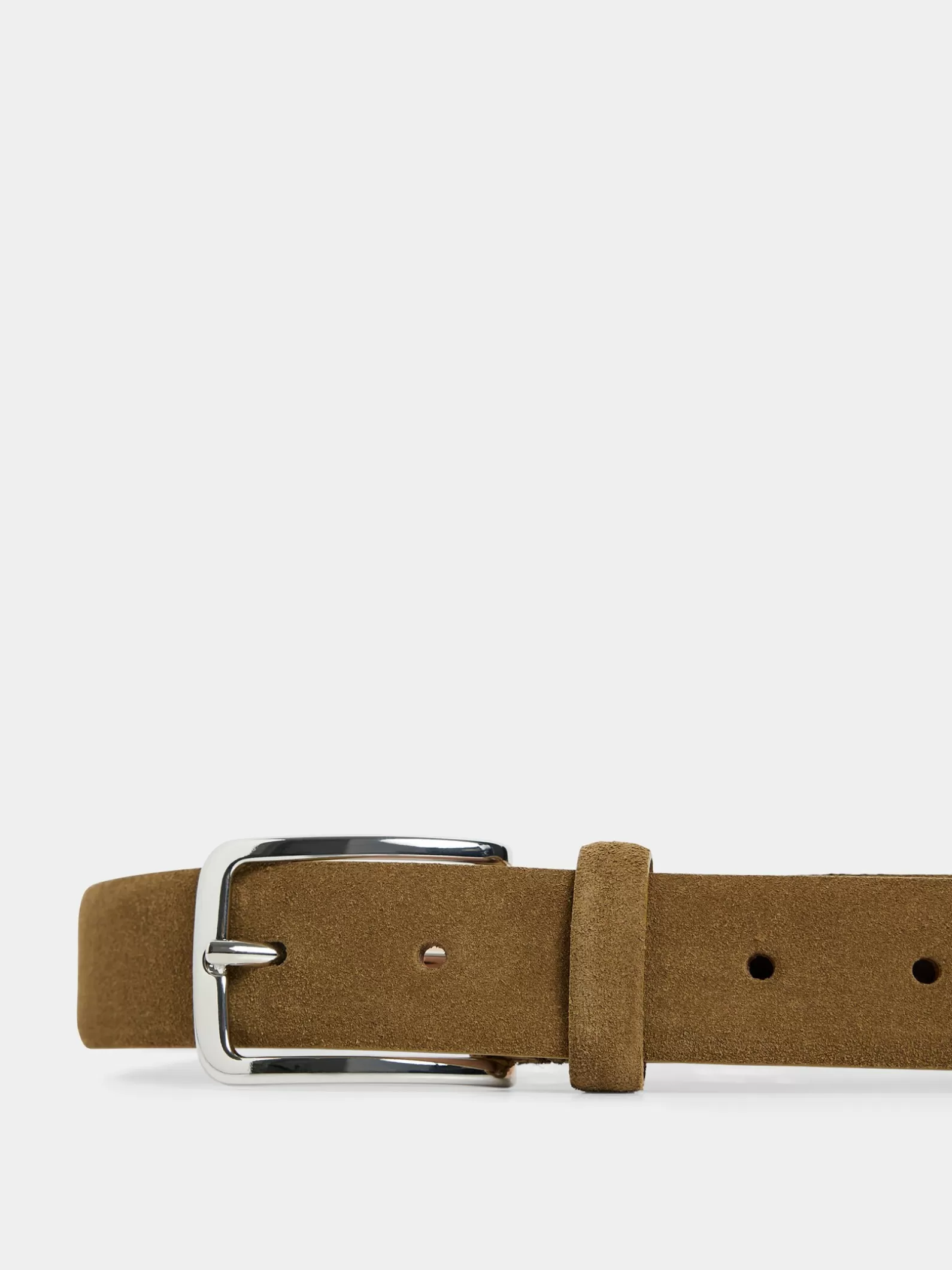 J.Lindeberg Bobby Suede Belt Butternut*MÄN Bälten