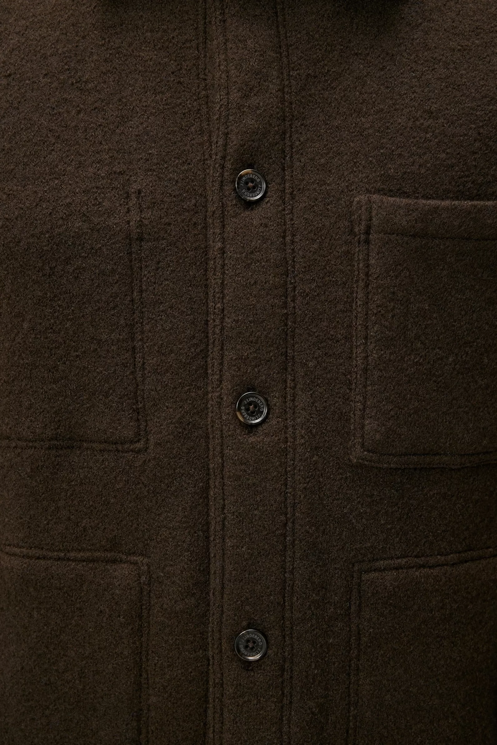 J.Lindeberg Boyd Wool Overshirt Delicioso*MÄN Jackor | Övertröjor