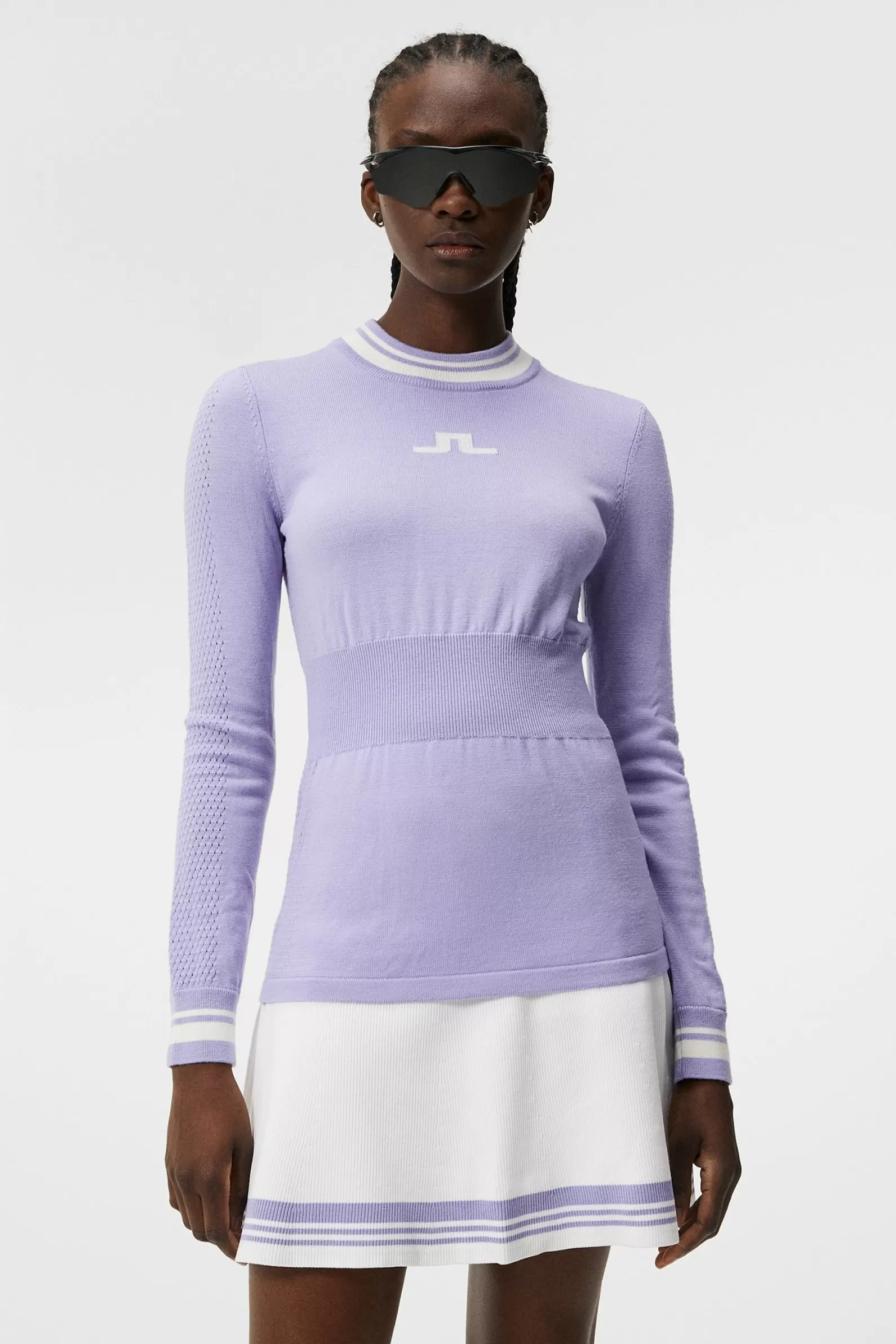 J.Lindeberg Bree Knitted Sweater Sweet Lavender*KVINNOR Stickat