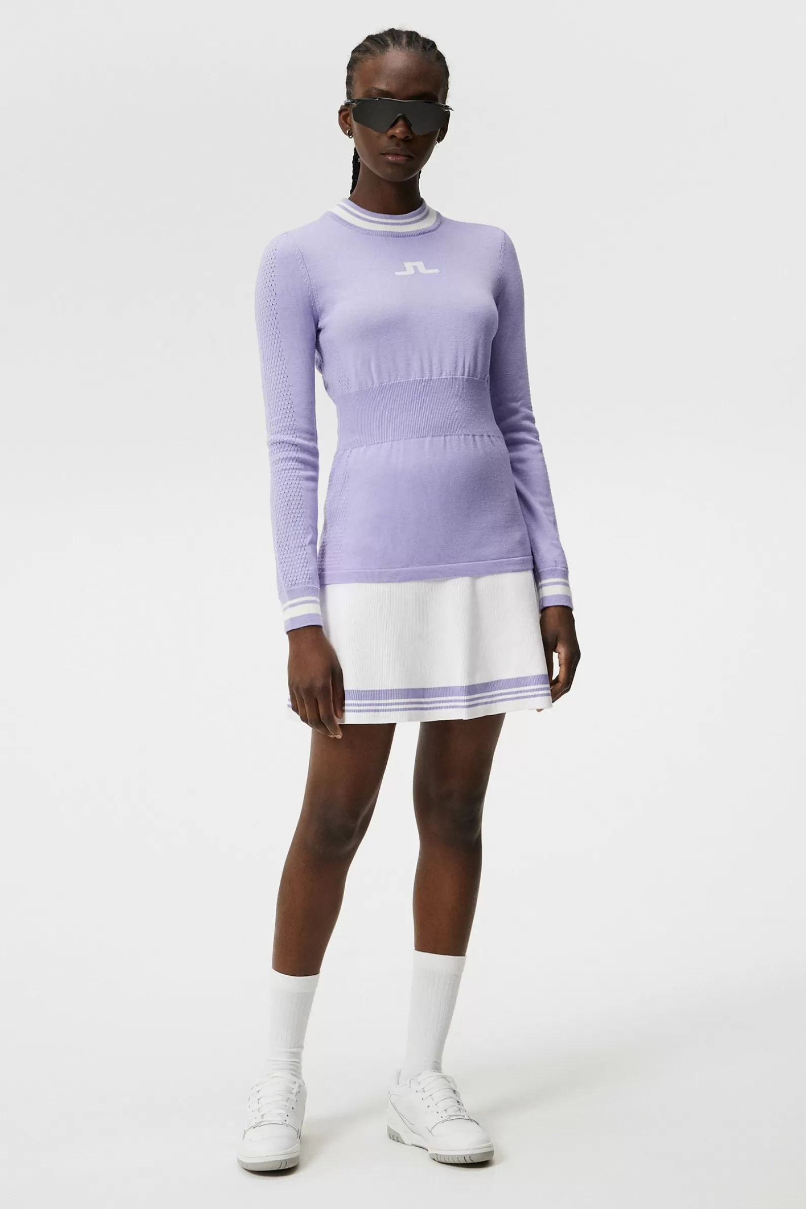 J.Lindeberg Bree Knitted Sweater Sweet Lavender*KVINNOR Stickat