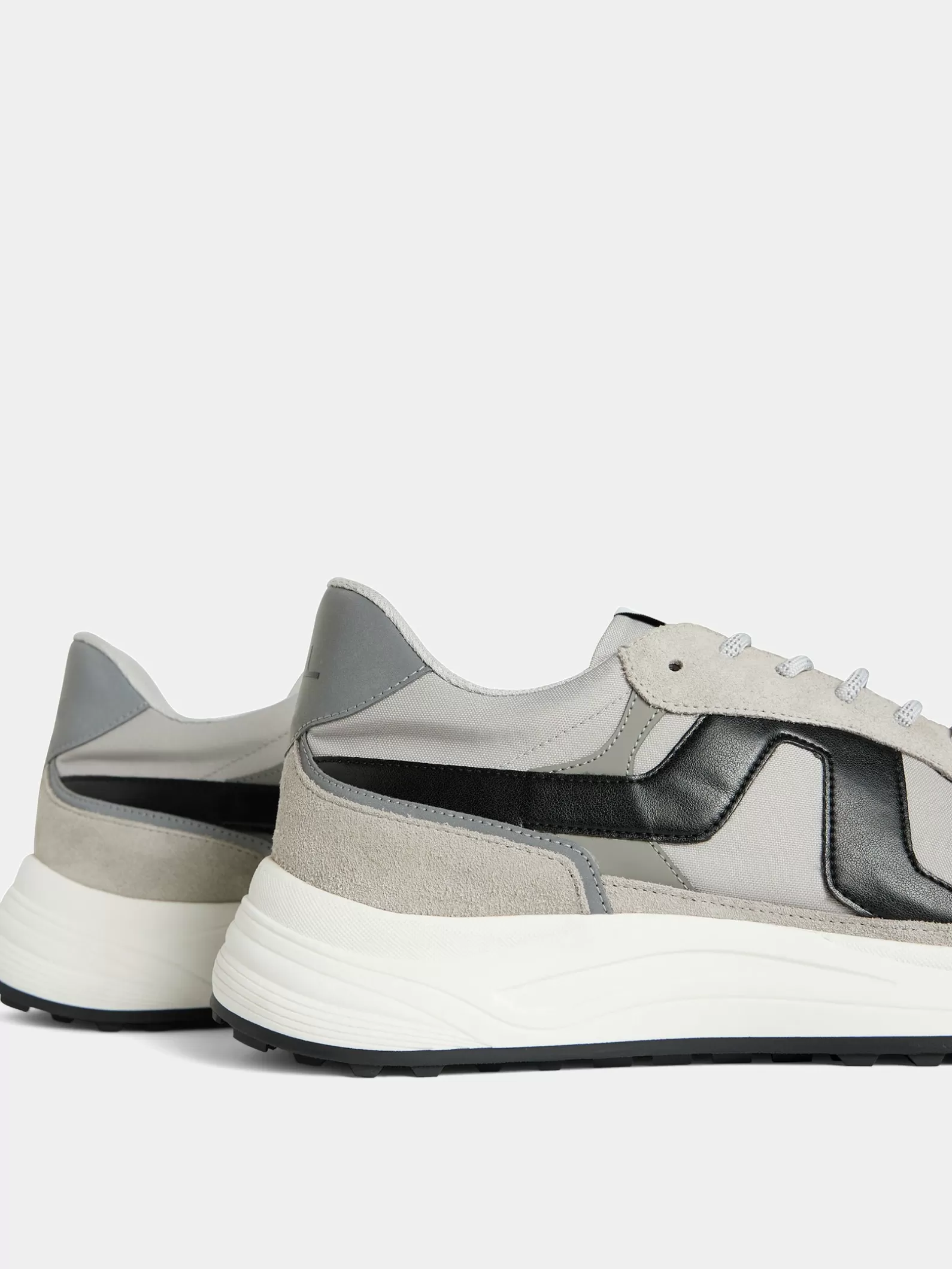 J.Lindeberg Bridge Light Runner Sneaker Light Grey*MÄN Skor