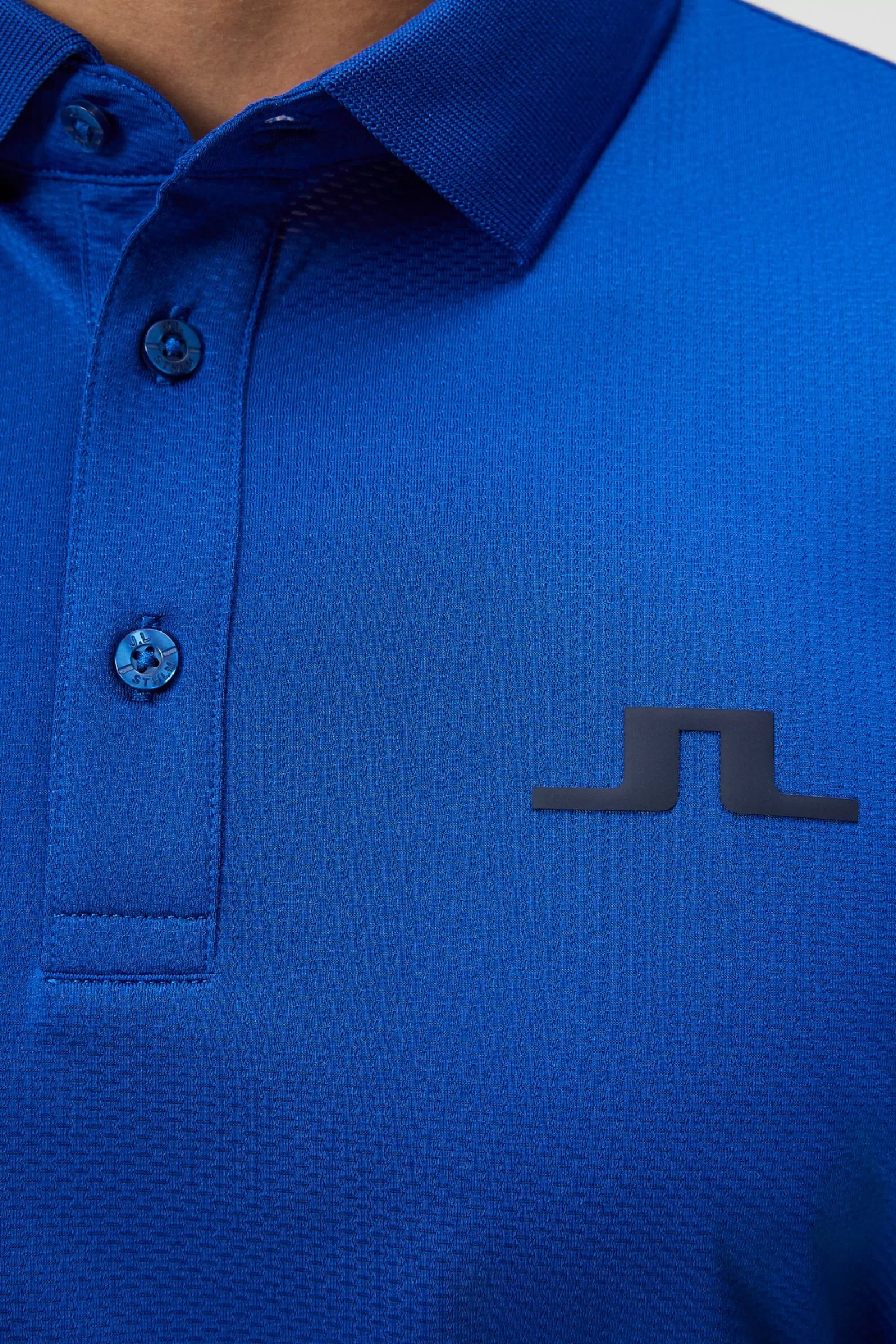 J.Lindeberg Bridge Regular Fit Polo Grey Melange*MÄN Polotröjor