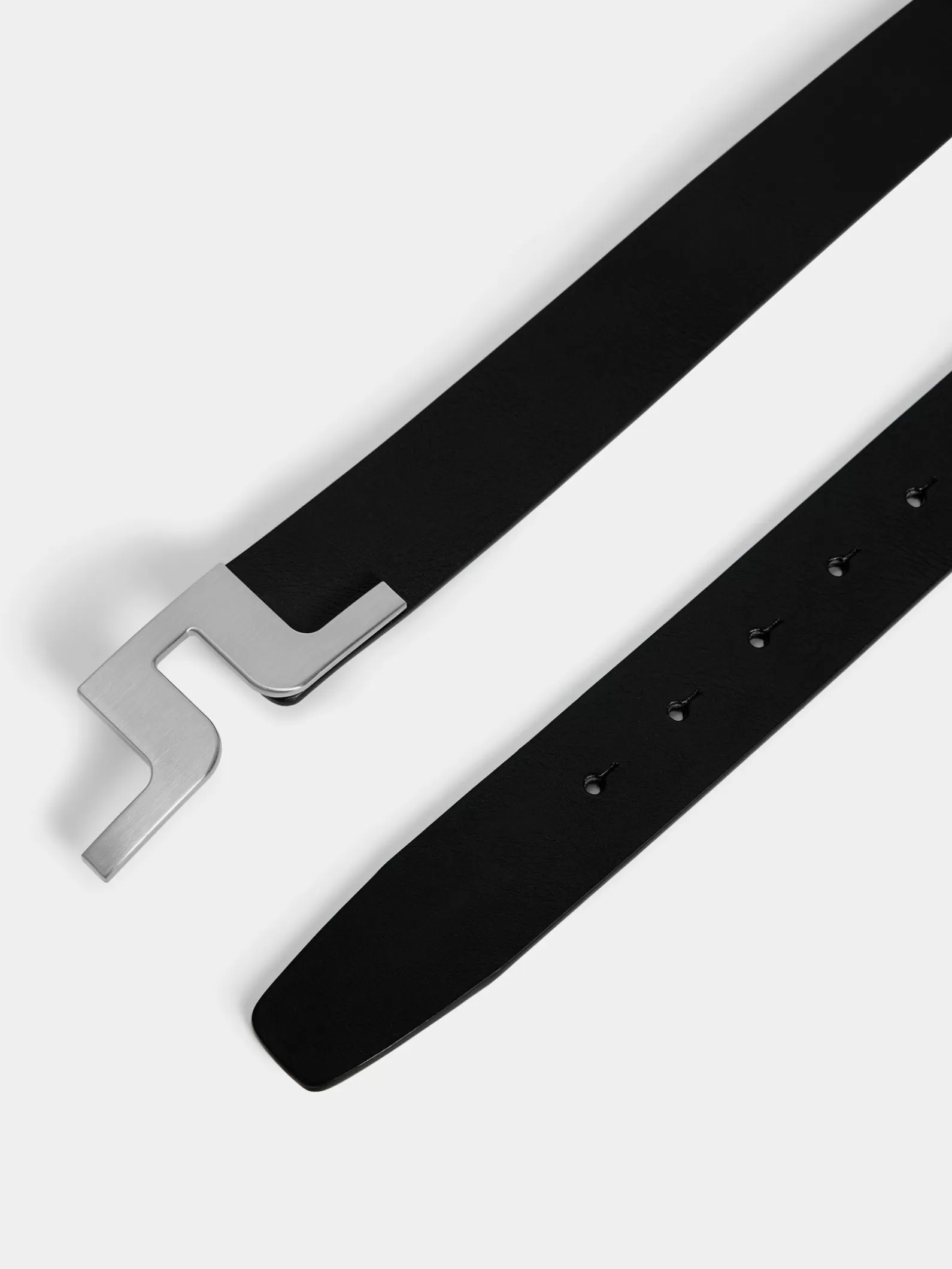 J.Lindeberg Bridger Leather Belt Black*KVINNOR | MÄN Bälten