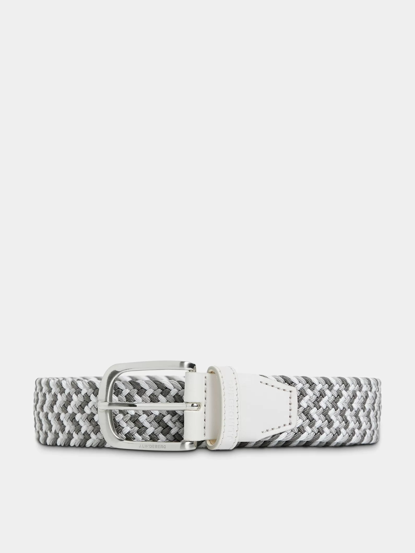 J.Lindeberg Bubba Elastic Belt Light Grey*MÄN Bälten