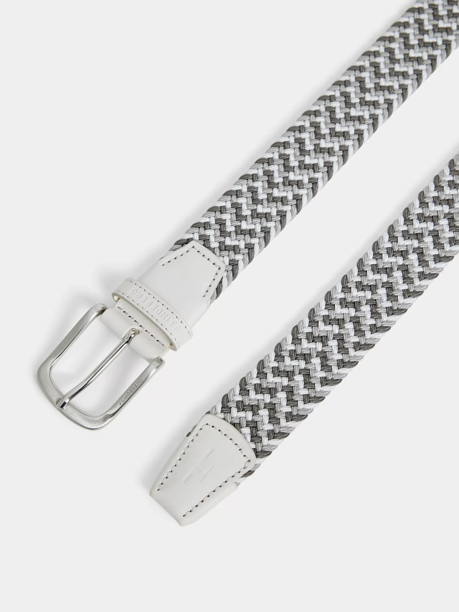 J.Lindeberg Bubba Elastic Belt Light Grey*MÄN Bälten