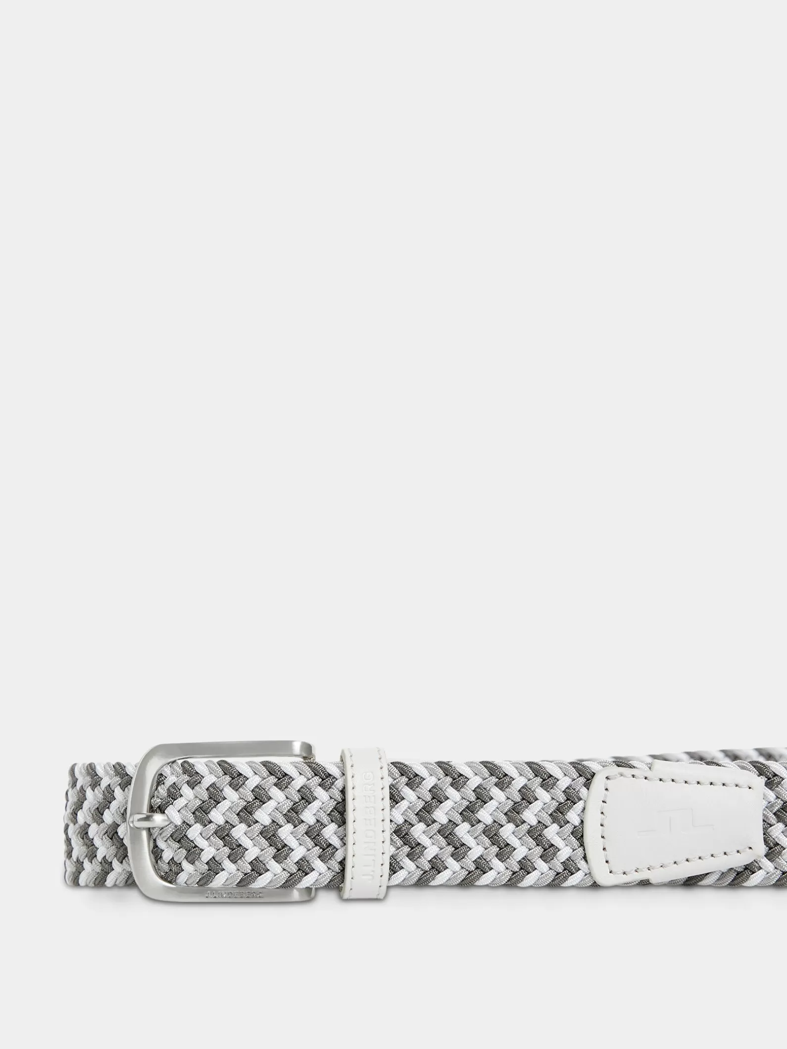 J.Lindeberg Bubba Elastic Belt Light Grey*MÄN Bälten