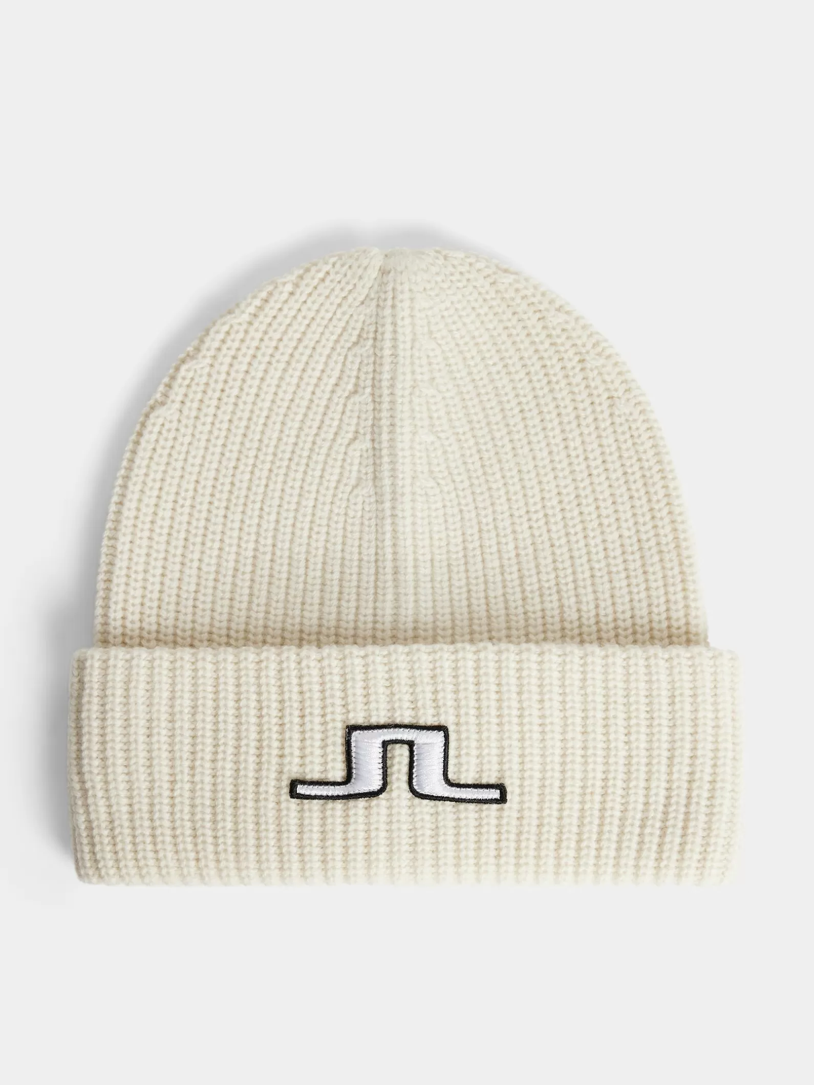 J.Lindeberg Bute Beanie White*MÄN Värmetillbehör