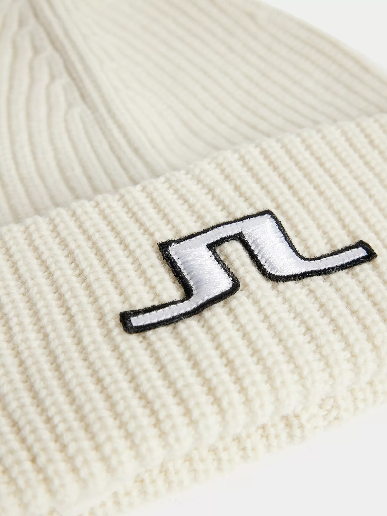 J.Lindeberg Bute Beanie White*MÄN Värmetillbehör