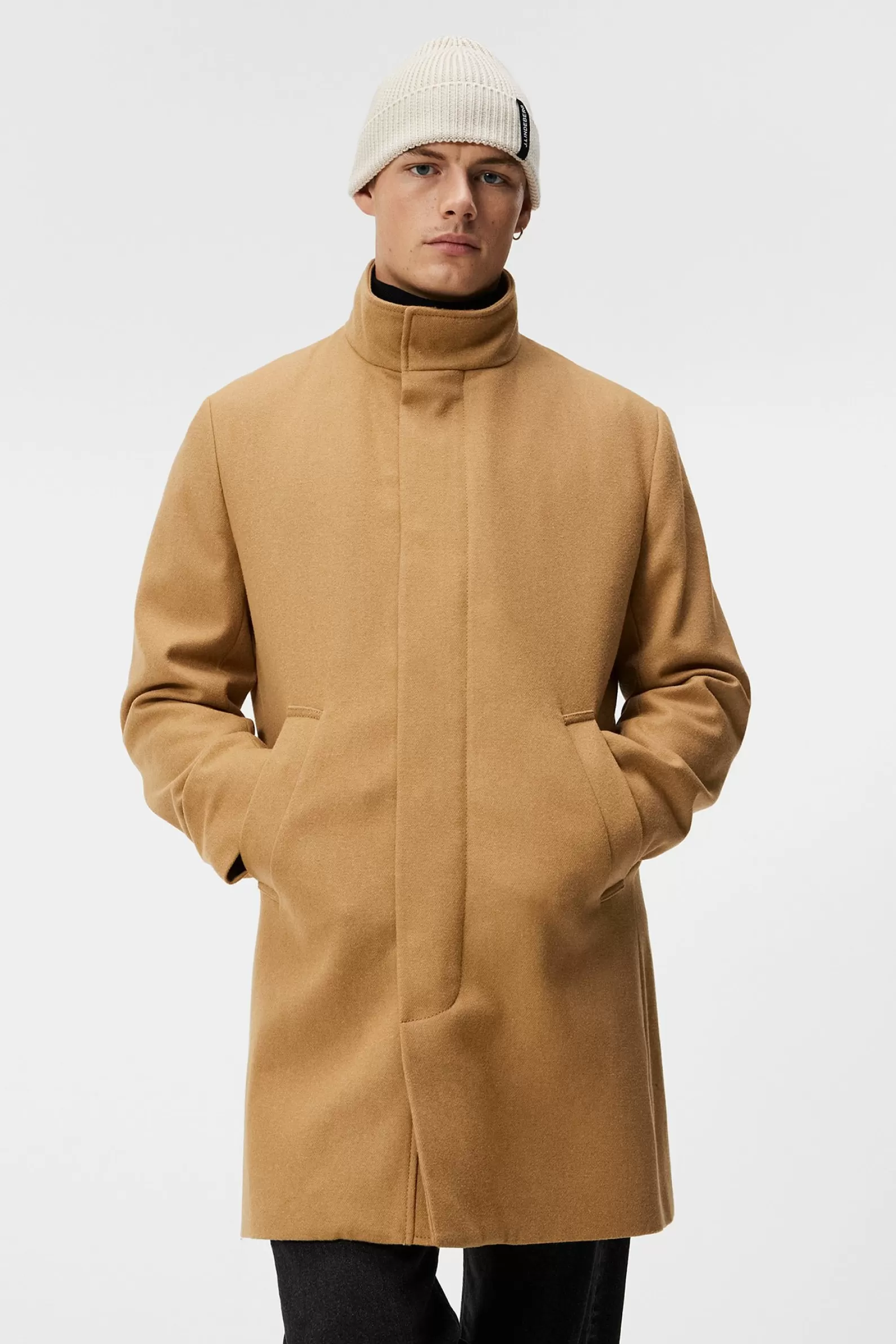 J.Lindeberg Carl Wool Coat Chipmunk*MÄN Jackor | Rockar