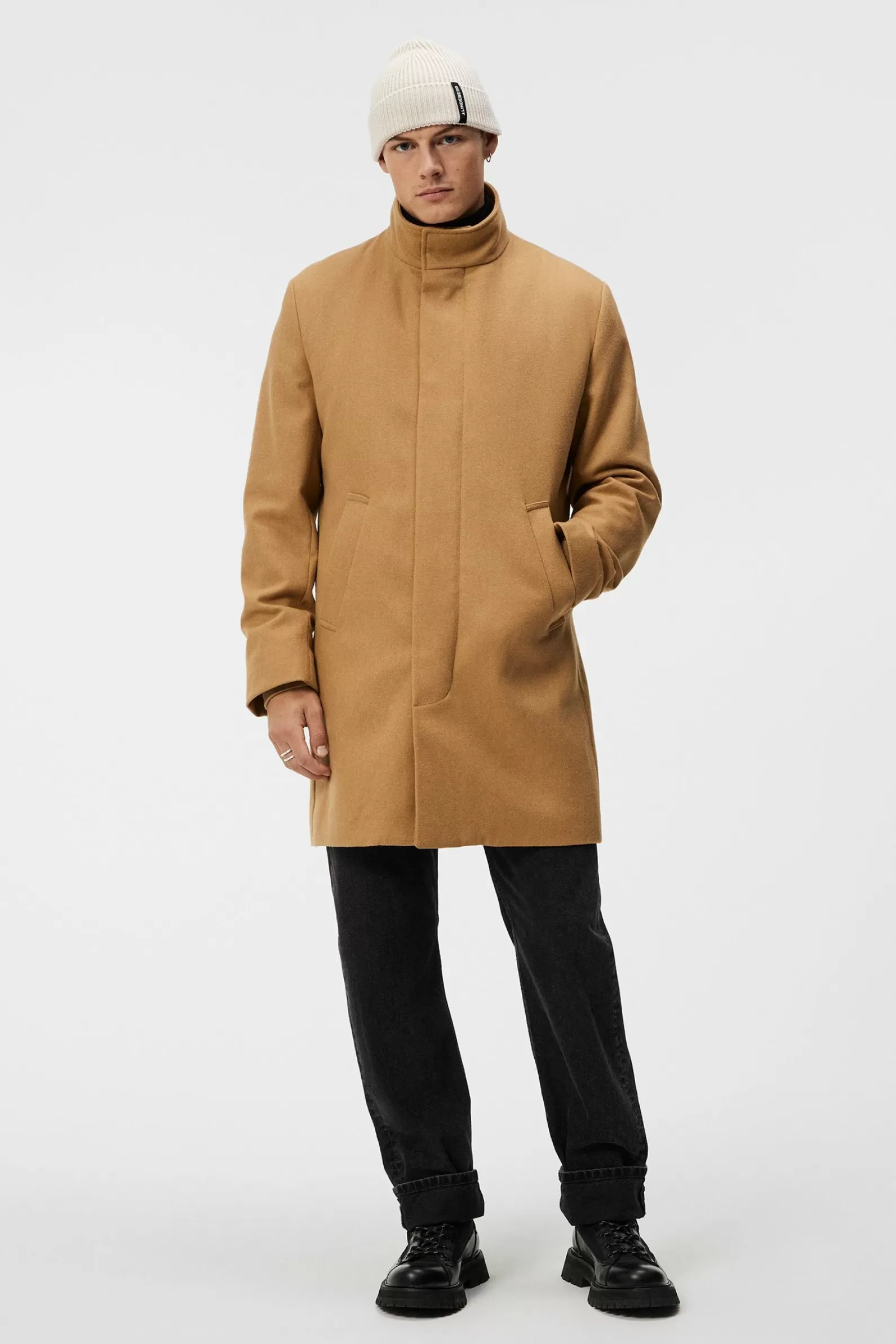 J.Lindeberg Carl Wool Coat Chipmunk*MÄN Jackor | Rockar