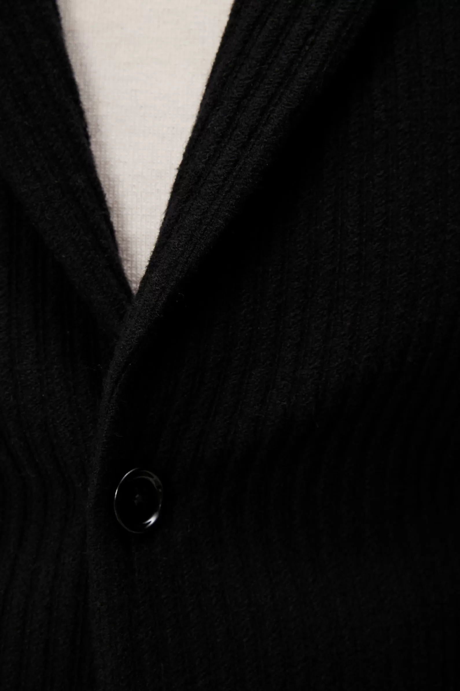 J.Lindeberg Carlton Rib Cardigan Blazer Black*MÄN Blazers