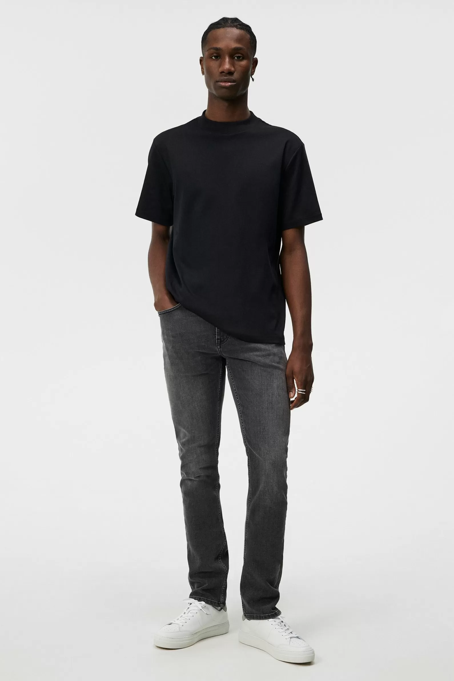 J.Lindeberg Cedar Slate Wash Jeans Granite Gray*MÄN Jeans | Byxor