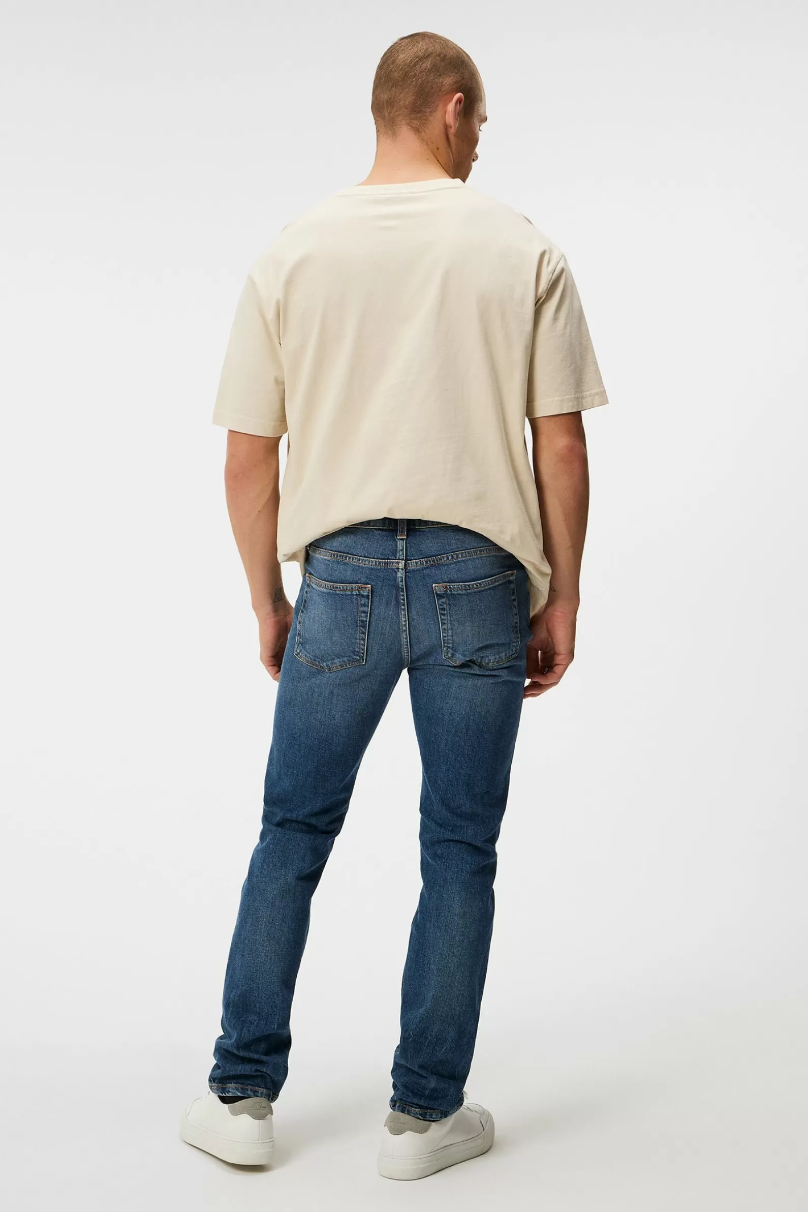 J.Lindeberg Cedar Strike Wash Jeans Mid Blue*MÄN Jeans | Byxor