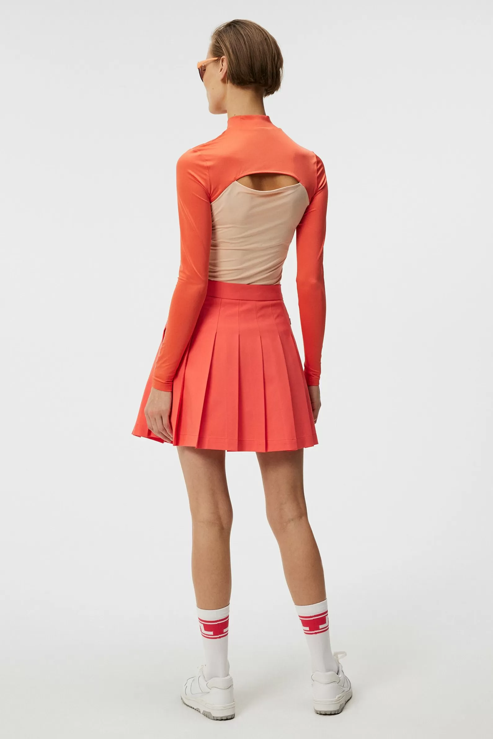 J.Lindeberg Celeste Long Sleeve Top Hot Coral*KVINNOR Bas- och mellanlager