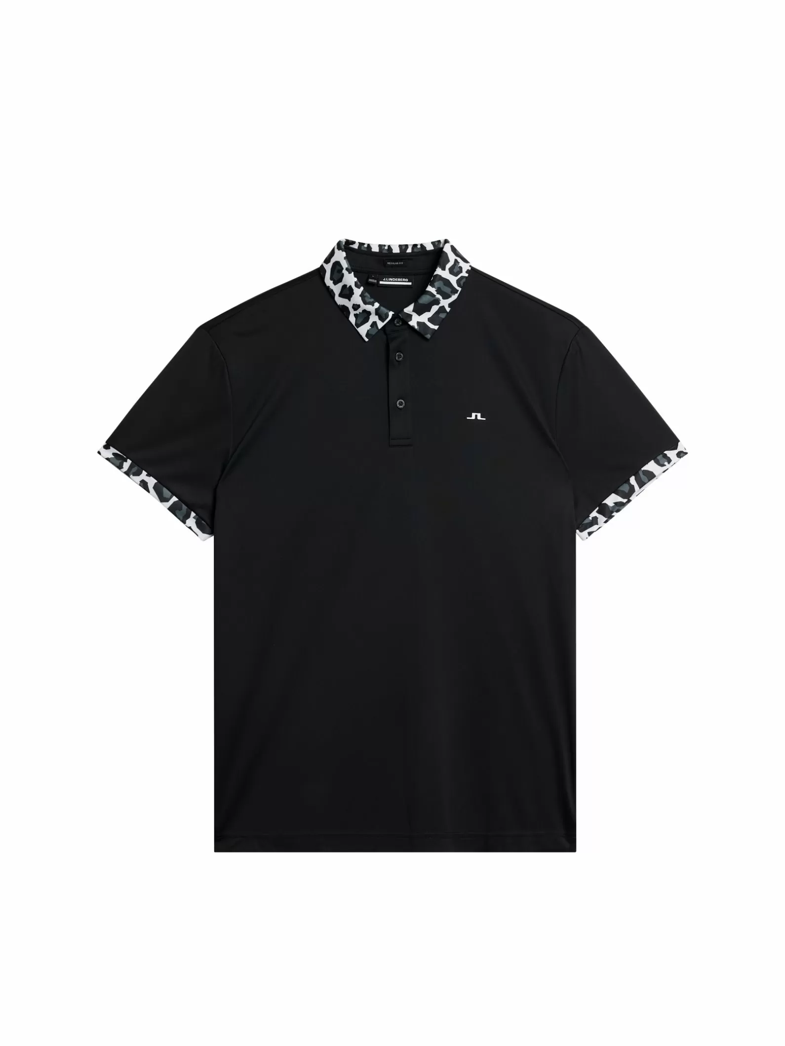 J.Lindeberg Chapin Regular Polo Black*MÄN Polotröjor