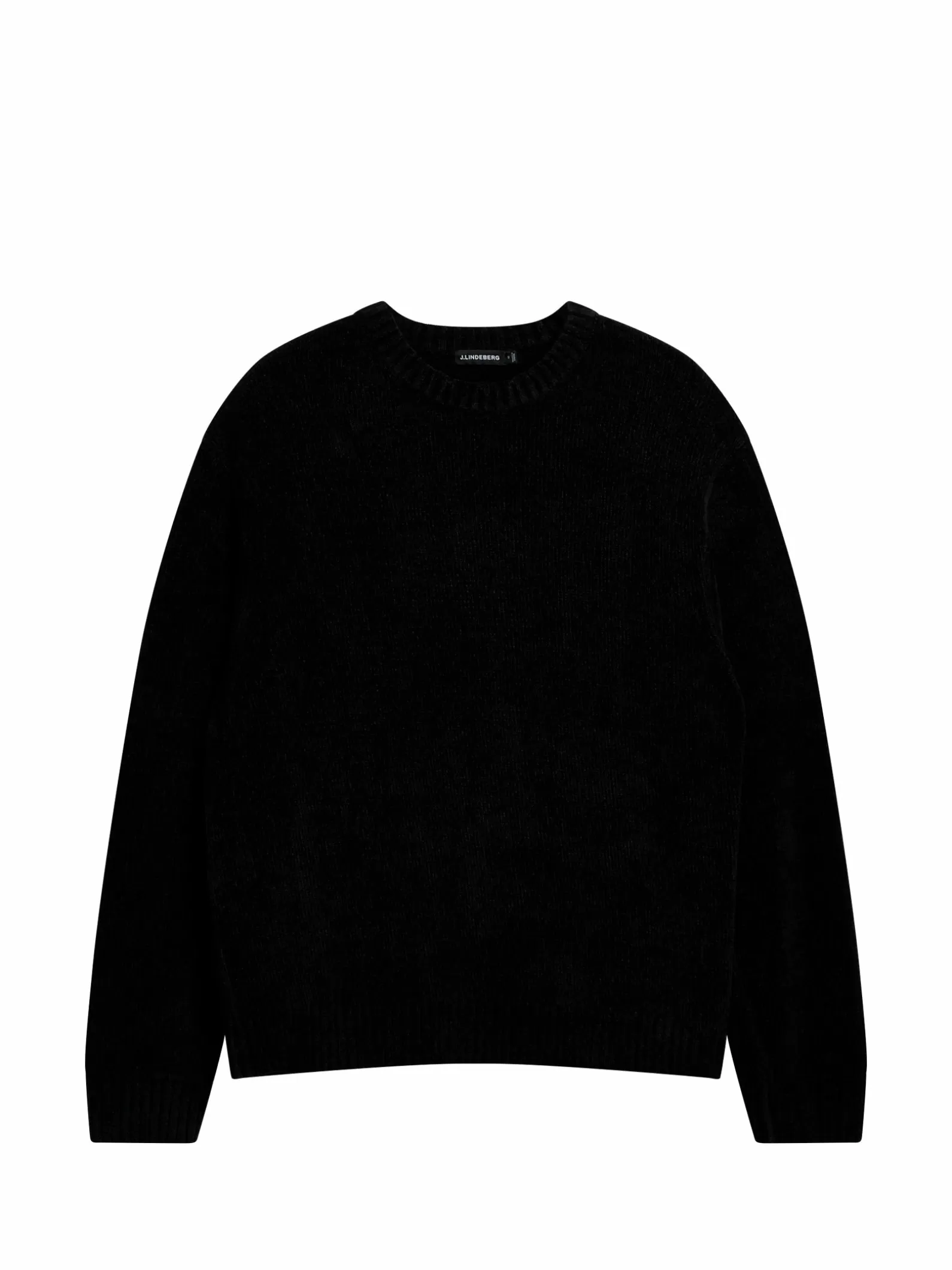 J.Lindeberg Charles Chenille Sweater Black*MÄN Stickat