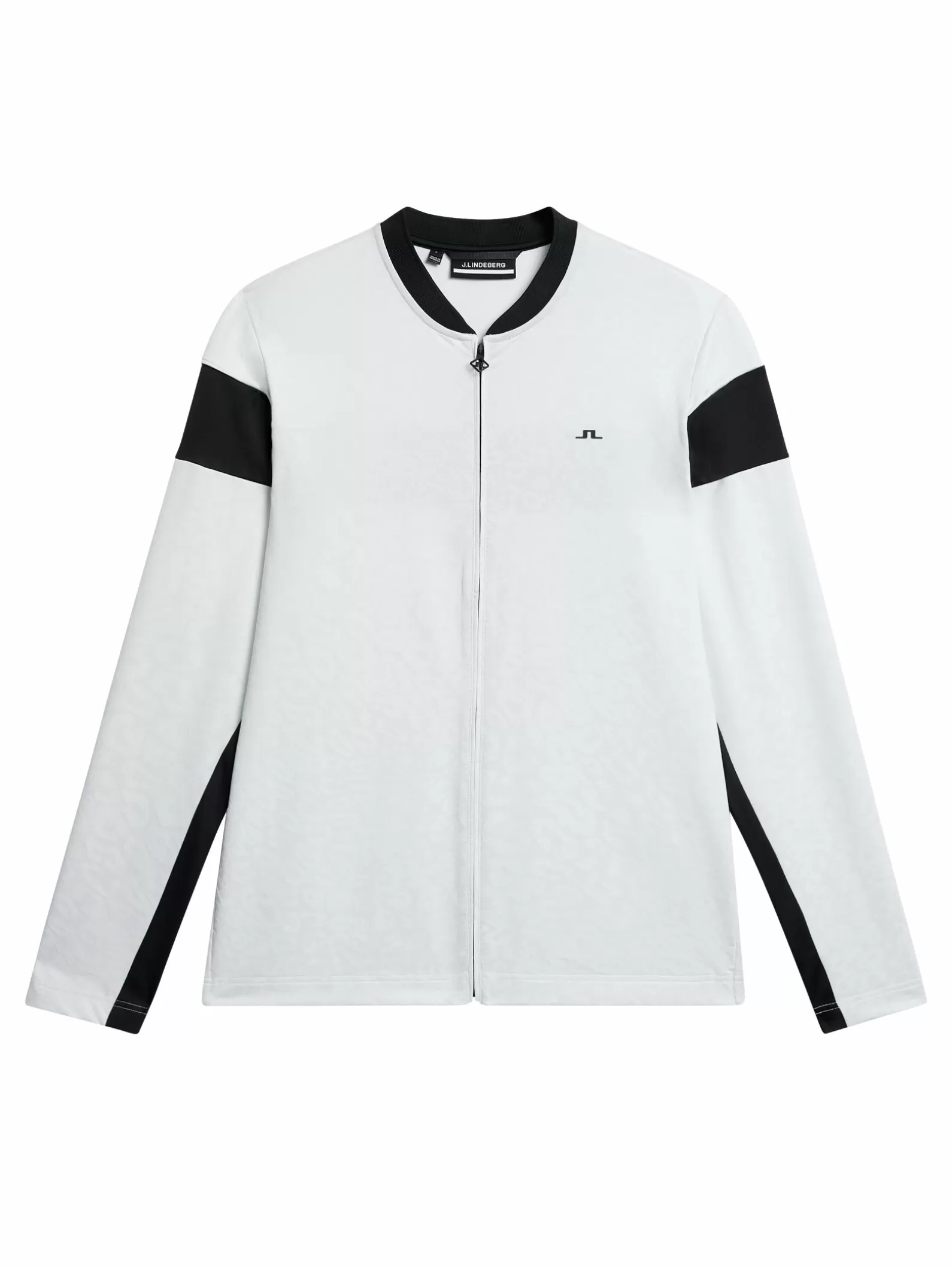 J.Lindeberg Charles Zip Midlayer White*MÄN Bas- och mellanlager