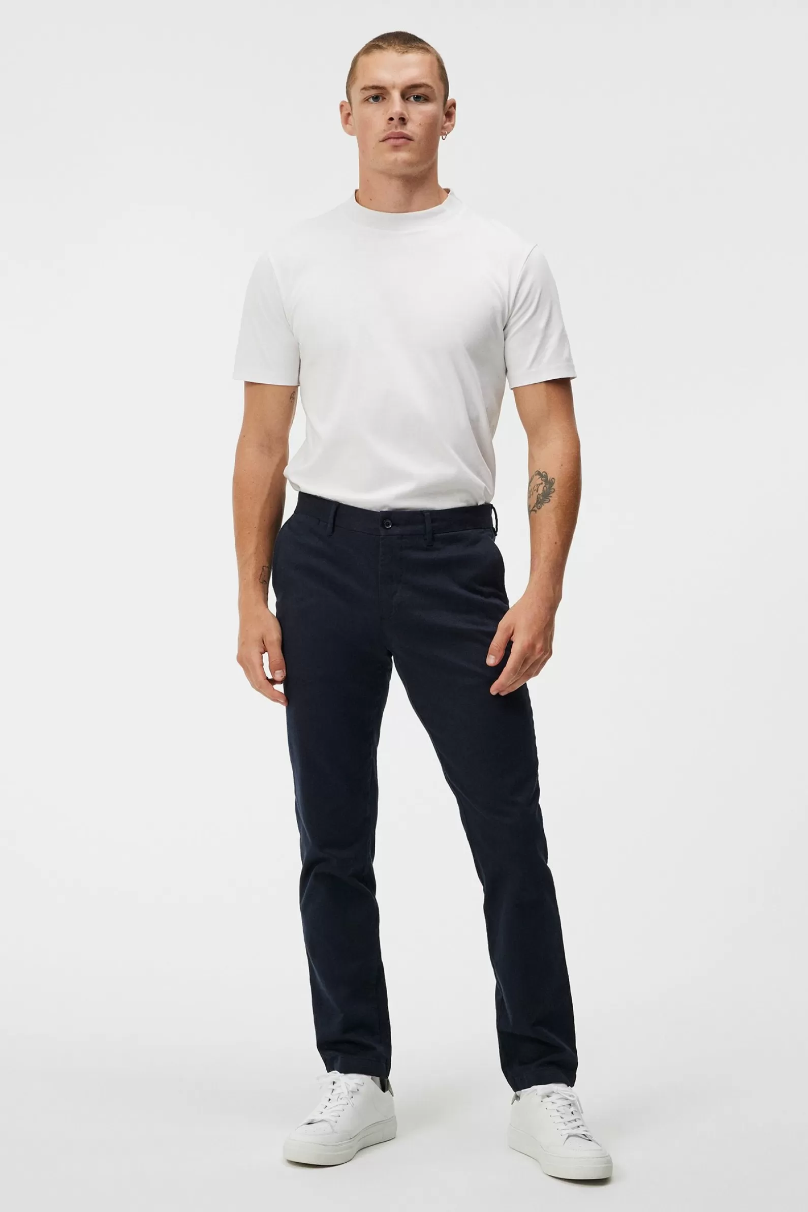 J.Lindeberg Chaze Flannel Twill Pants Jl Navy*MÄN Byxor