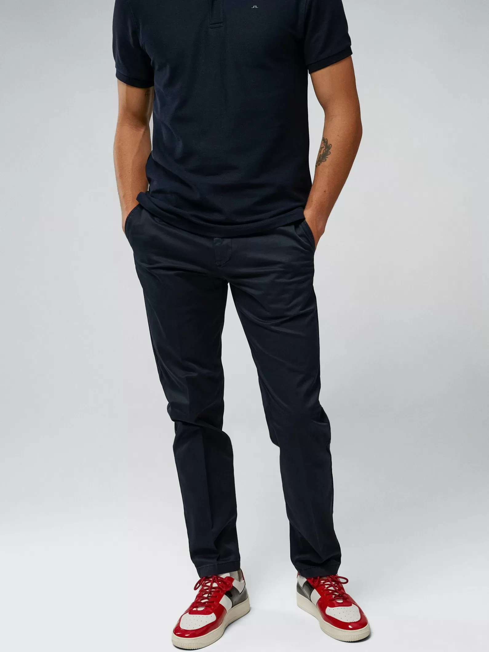 J.Lindeberg Chaze Gmd Stretch Pants Jl Navy*MÄN Byxor