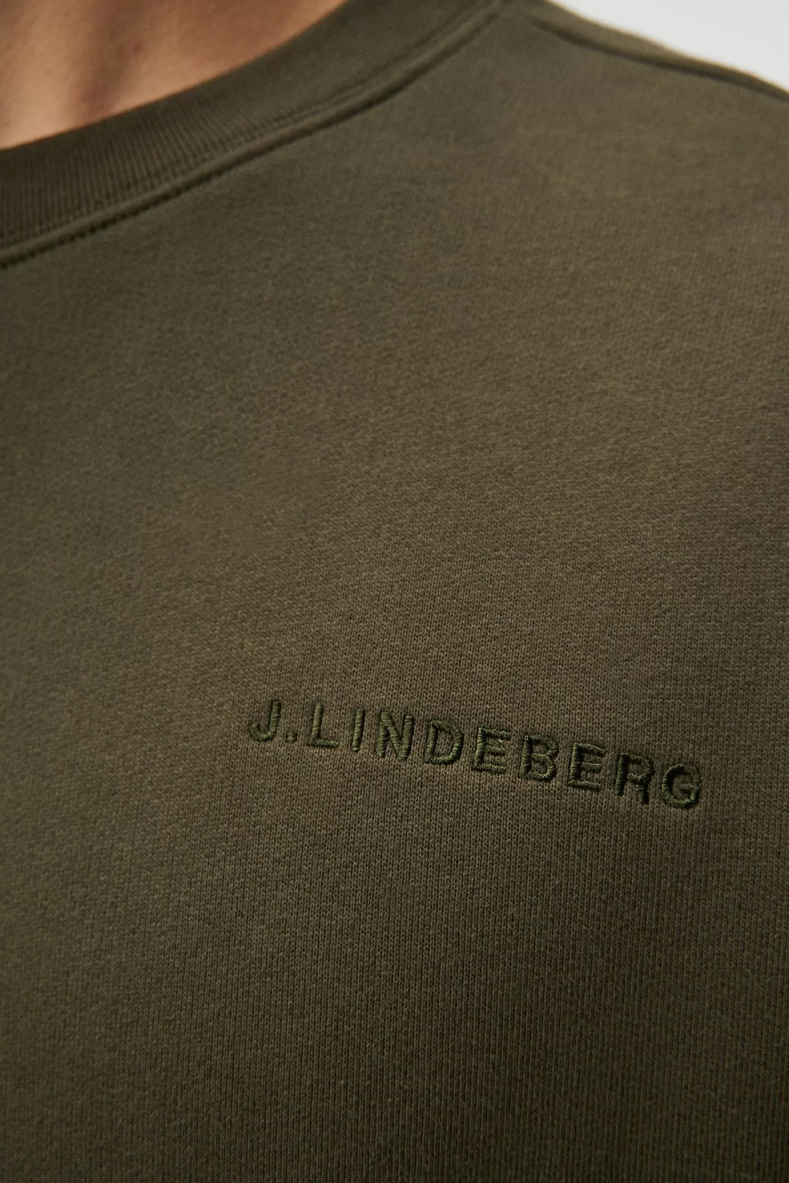 J.Lindeberg Chip Crew Neck Sweatshirt Jl Navy*MÄN Tröjor | Stickat